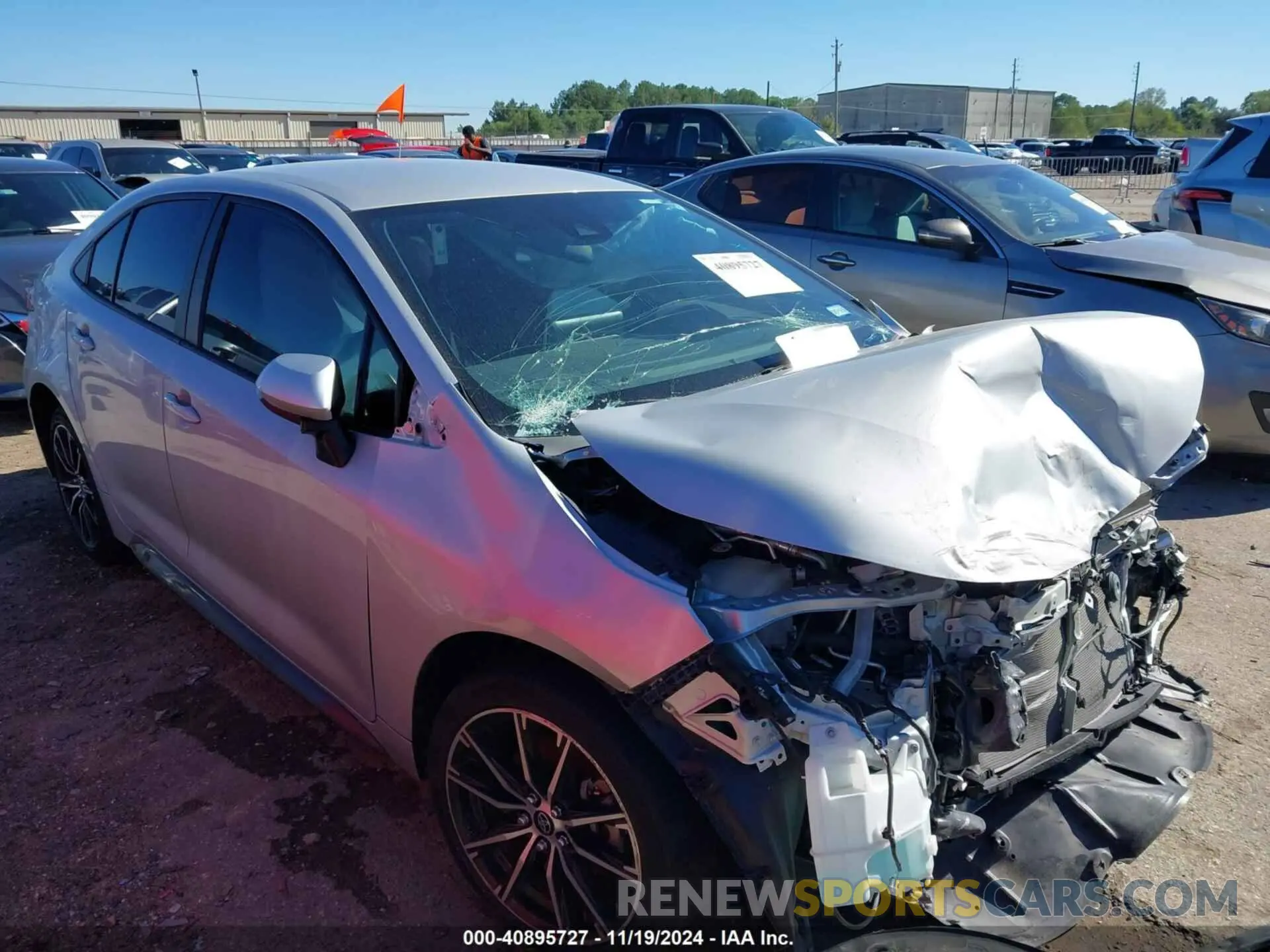 1 Photograph of a damaged car 5YFS4MCE1MP078018 TOYOTA COROLLA 2021