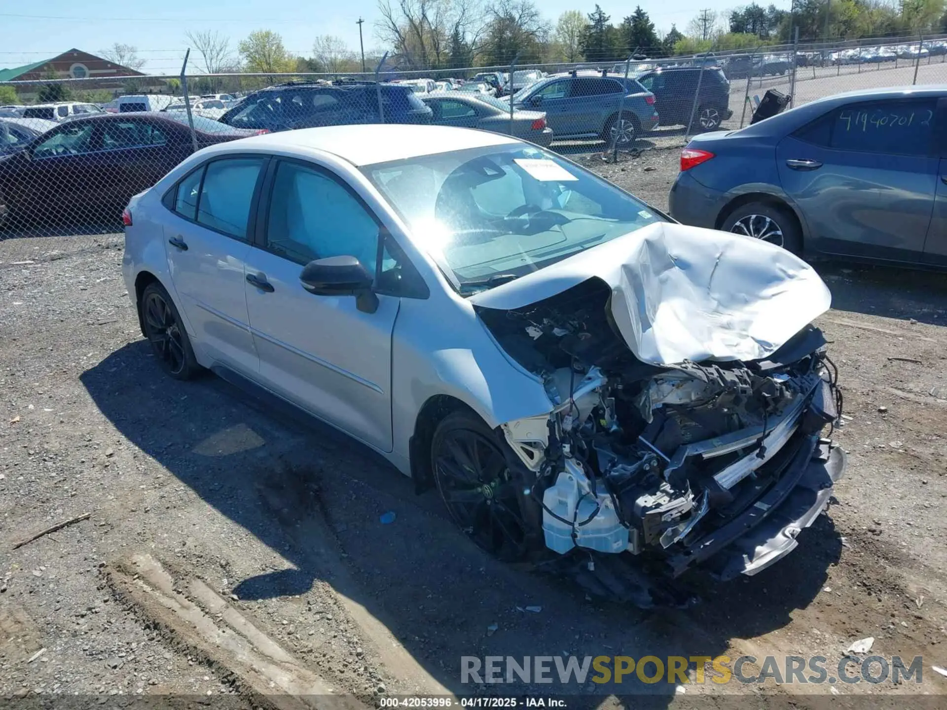 1 Photograph of a damaged car 5YFS4MCE1MP081159 TOYOTA COROLLA 2021