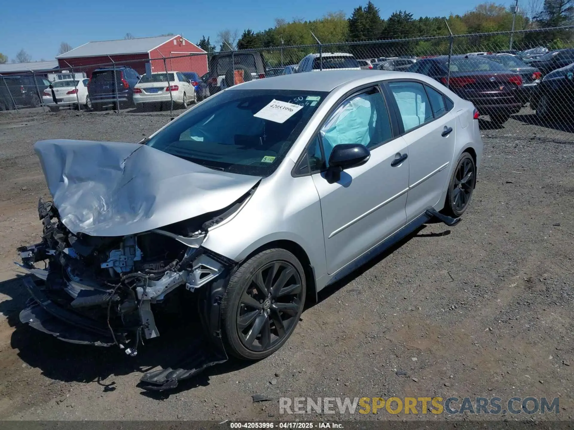 2 Photograph of a damaged car 5YFS4MCE1MP081159 TOYOTA COROLLA 2021
