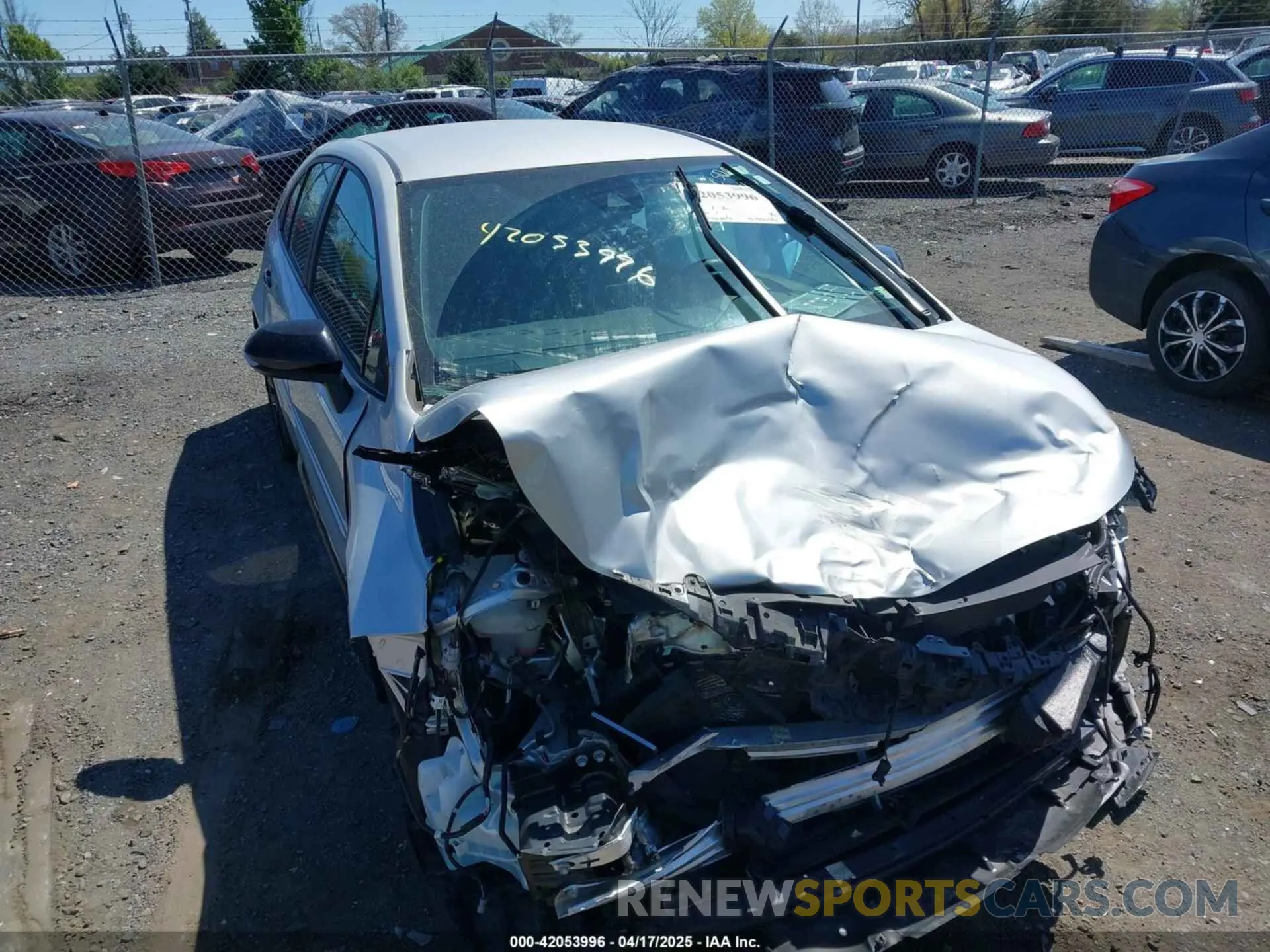6 Photograph of a damaged car 5YFS4MCE1MP081159 TOYOTA COROLLA 2021