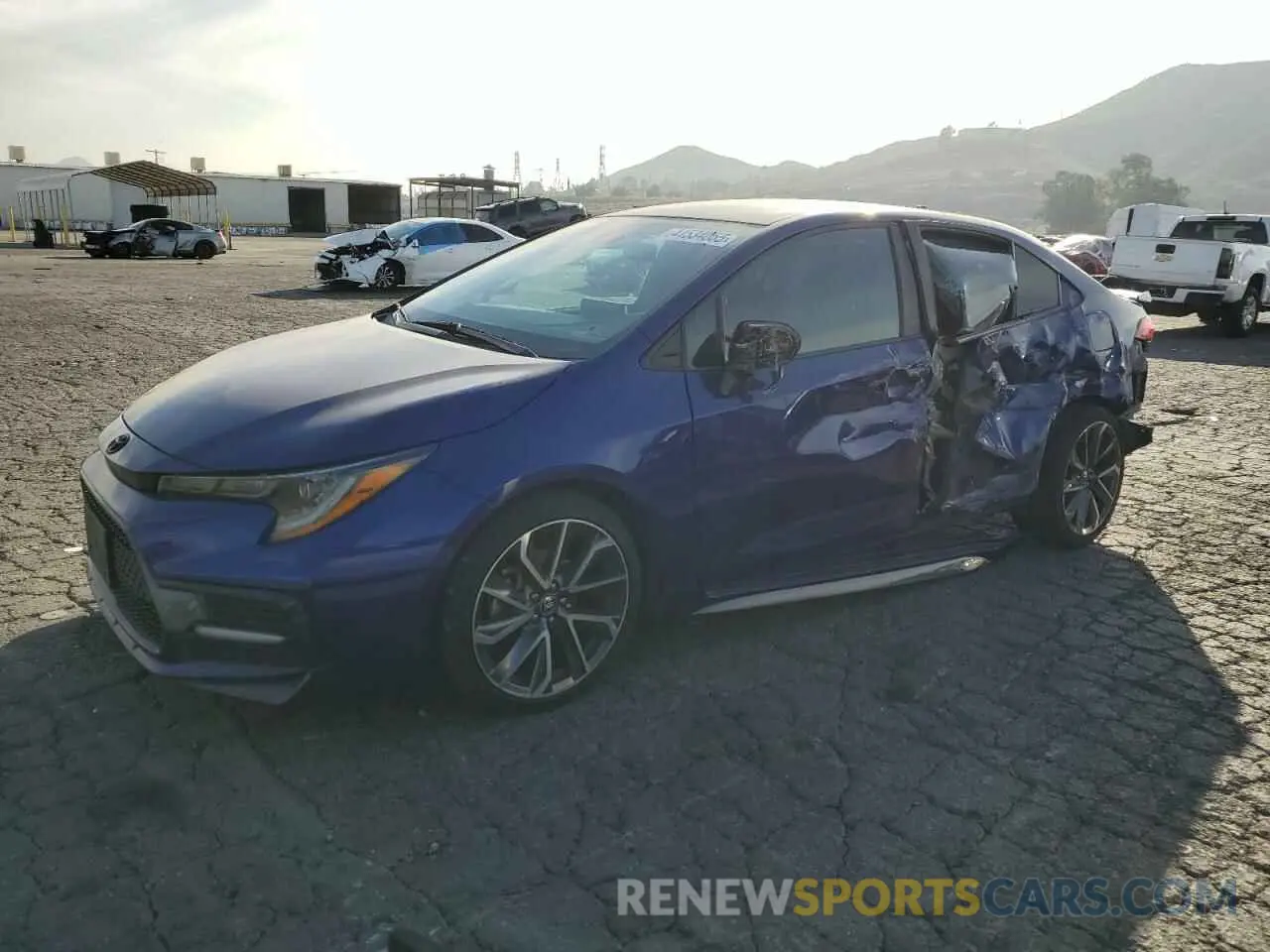1 Photograph of a damaged car 5YFS4MCE1MP086233 TOYOTA COROLLA 2021