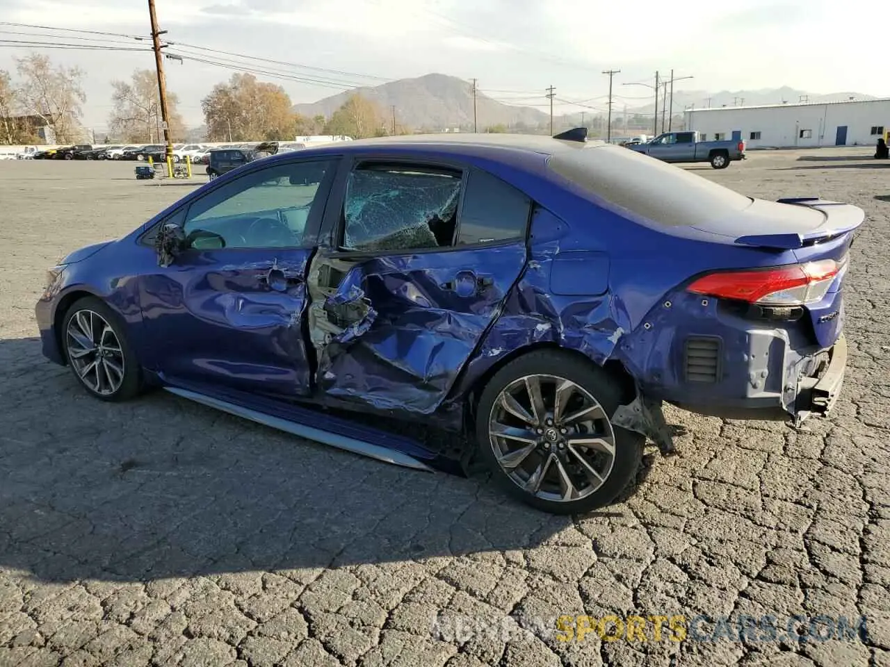 2 Photograph of a damaged car 5YFS4MCE1MP086233 TOYOTA COROLLA 2021