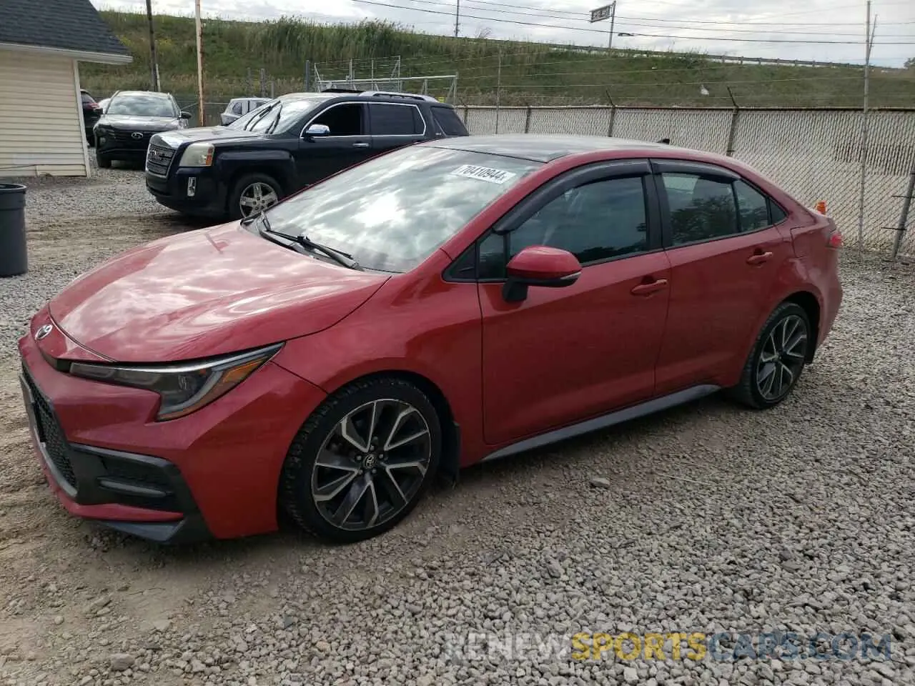 1 Photograph of a damaged car 5YFS4MCE1MP090248 TOYOTA COROLLA 2021