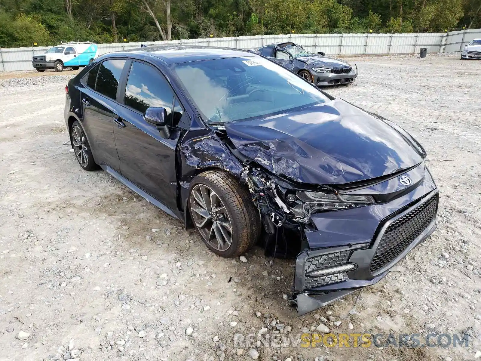 1 Photograph of a damaged car 5YFS4MCE1MP093103 TOYOTA COROLLA 2021