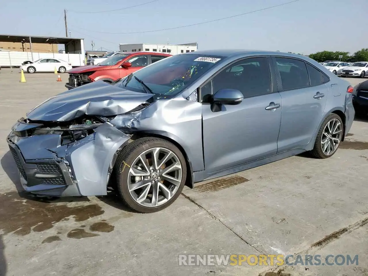 1 Photograph of a damaged car 5YFS4MCE1MP094106 TOYOTA COROLLA 2021