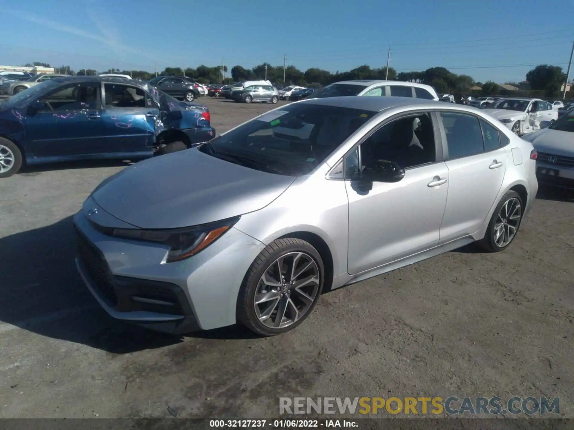 2 Photograph of a damaged car 5YFS4MCE1MP095157 TOYOTA COROLLA 2021