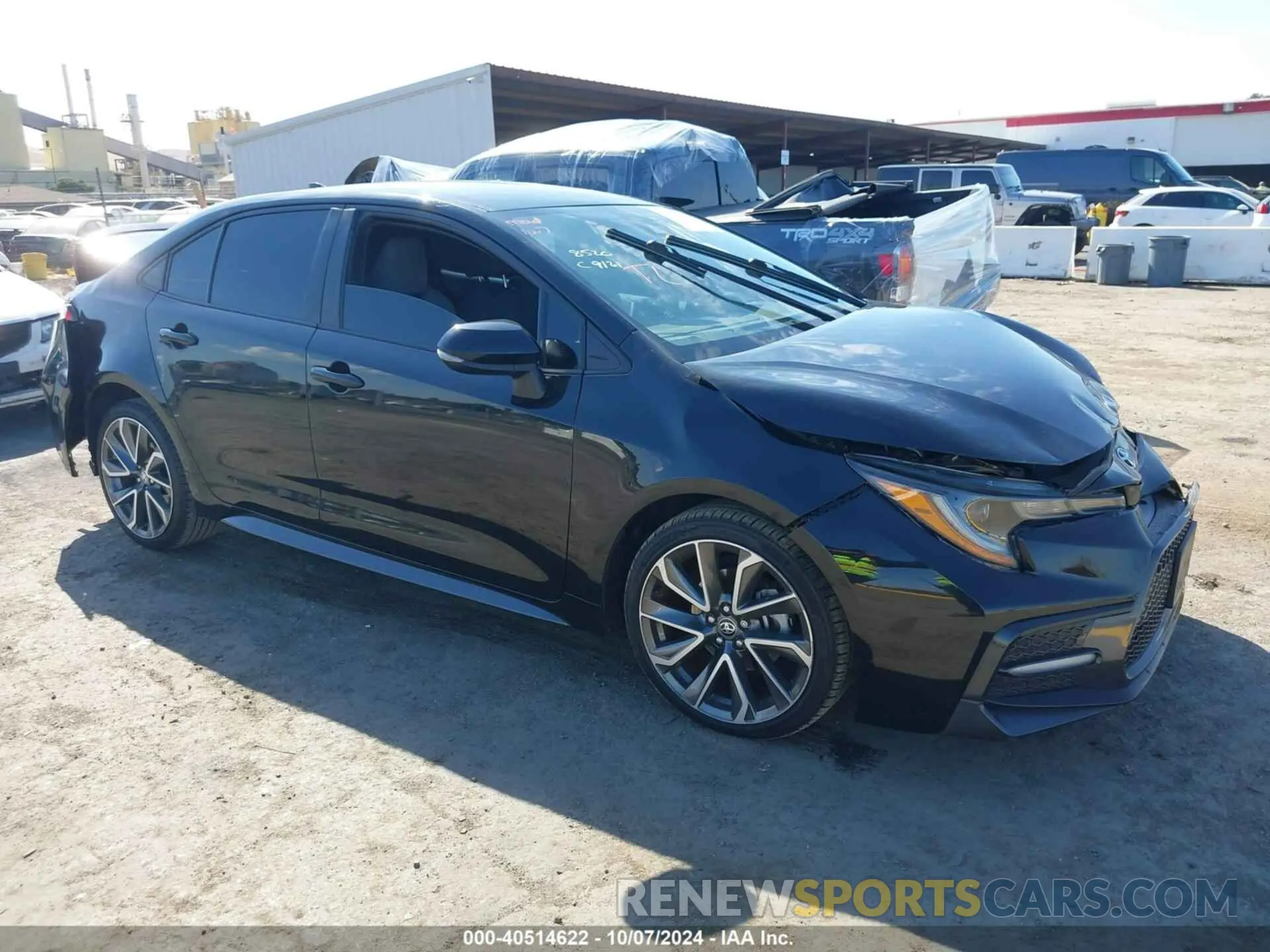 1 Photograph of a damaged car 5YFS4MCE1MP095983 TOYOTA COROLLA 2021
