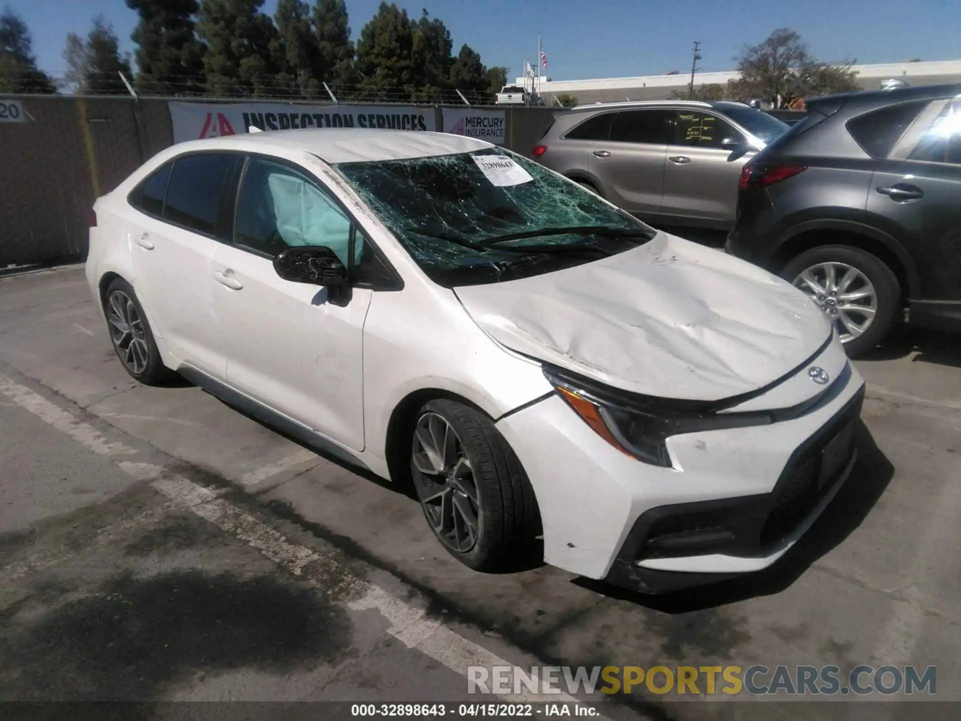 1 Photograph of a damaged car 5YFS4MCE2MP060479 TOYOTA COROLLA 2021