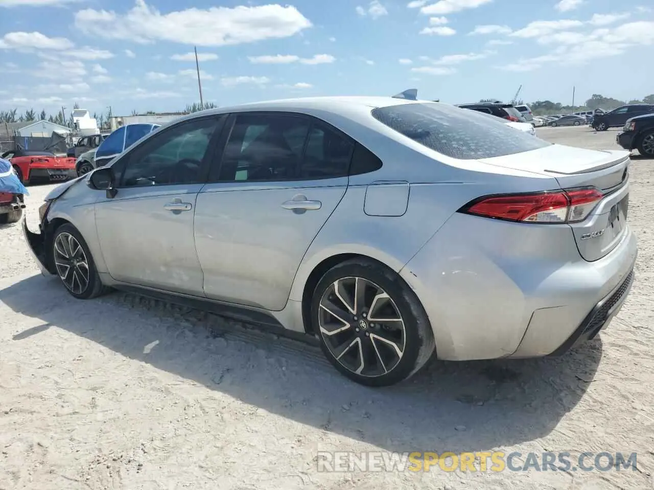 2 Photograph of a damaged car 5YFS4MCE2MP062510 TOYOTA COROLLA 2021
