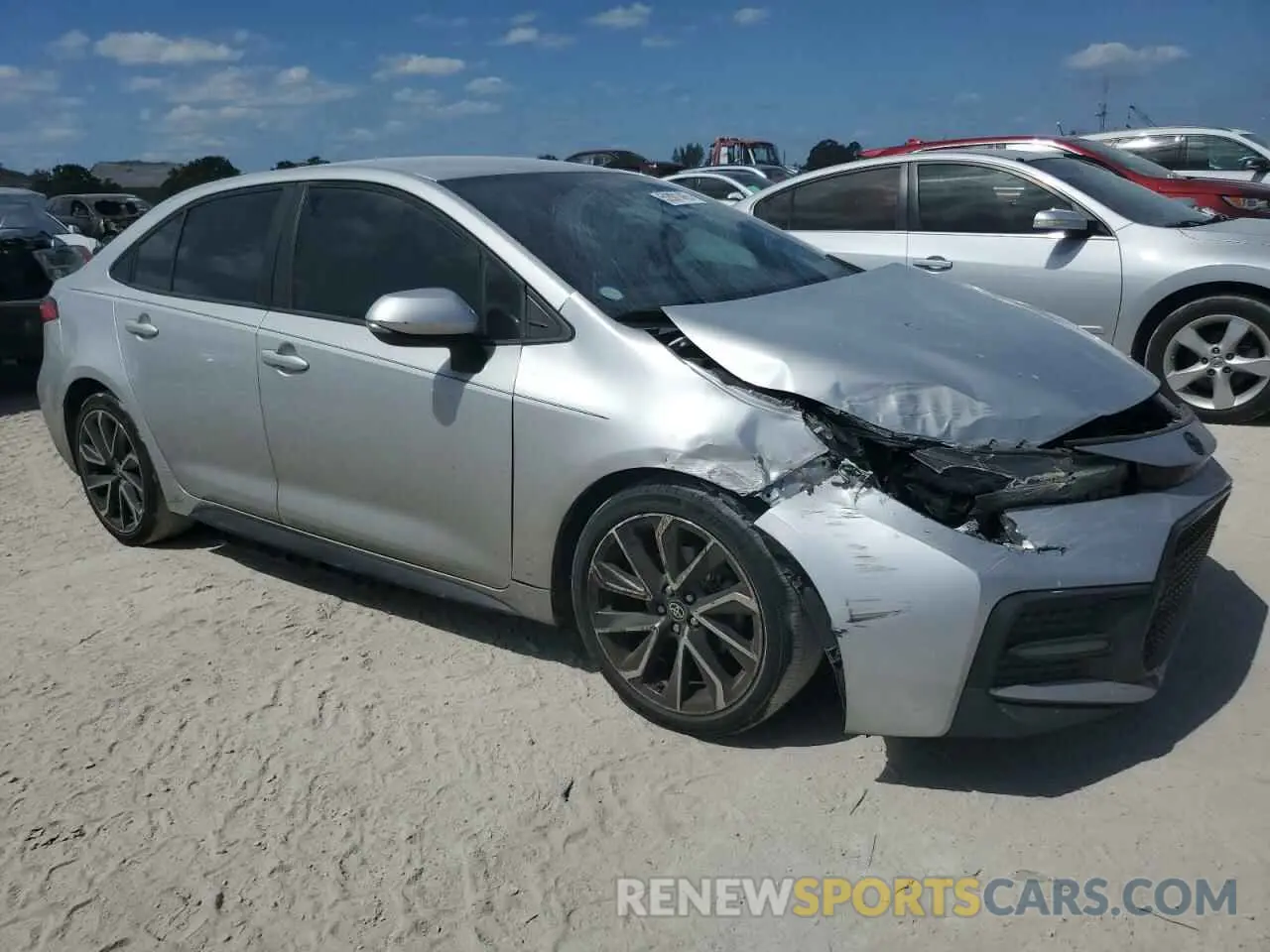 4 Photograph of a damaged car 5YFS4MCE2MP062510 TOYOTA COROLLA 2021