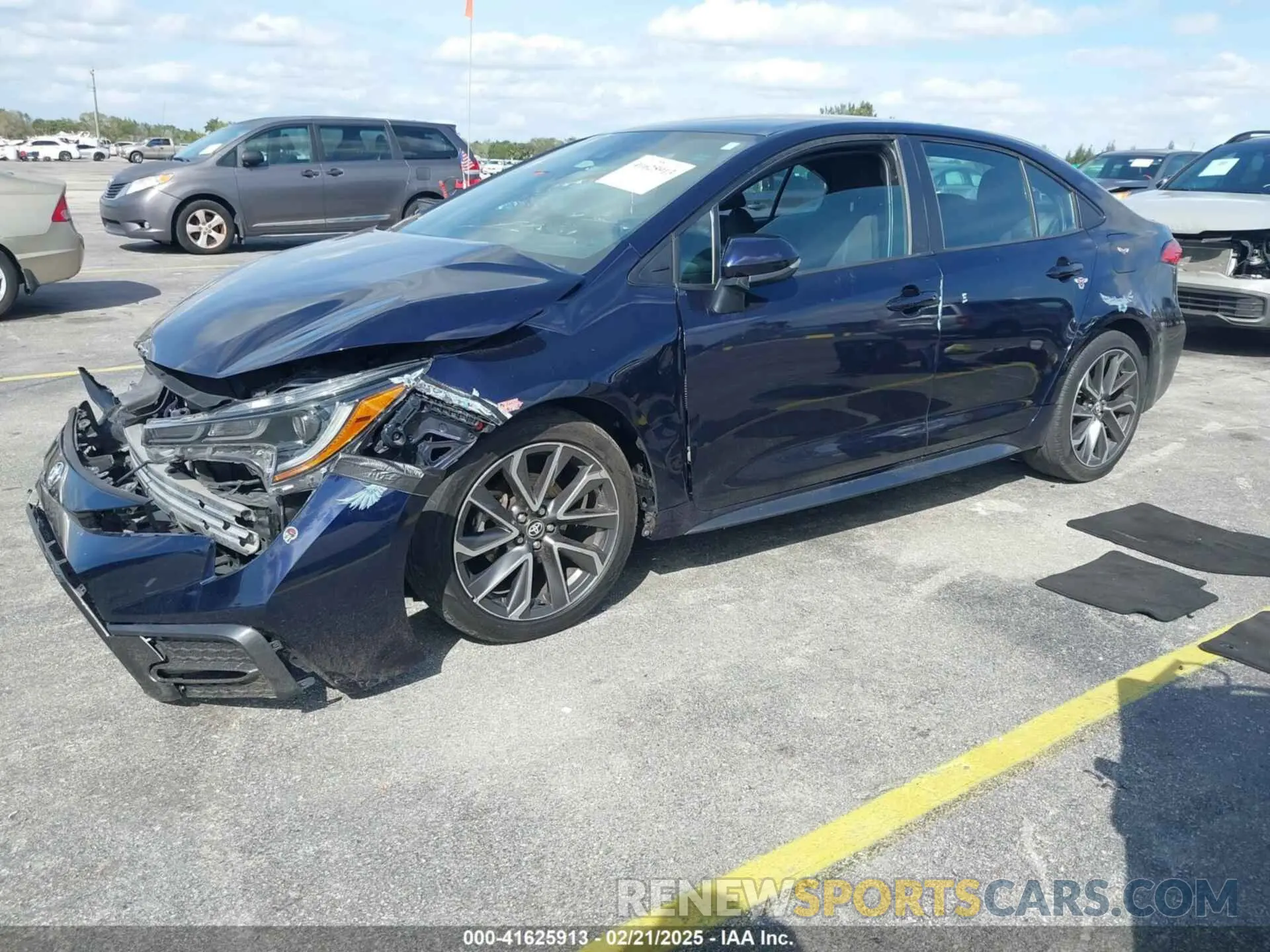 2 Photograph of a damaged car 5YFS4MCE2MP062667 TOYOTA COROLLA 2021