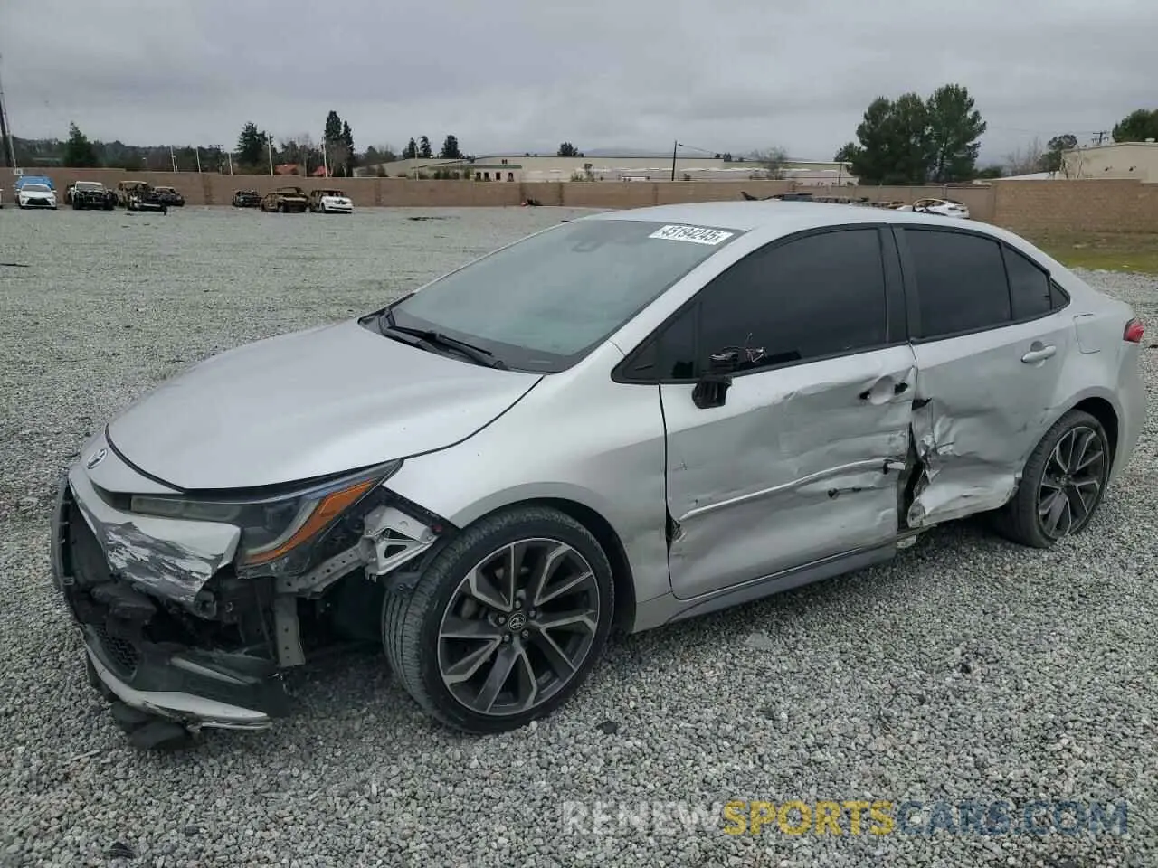 1 Photograph of a damaged car 5YFS4MCE2MP063057 TOYOTA COROLLA 2021