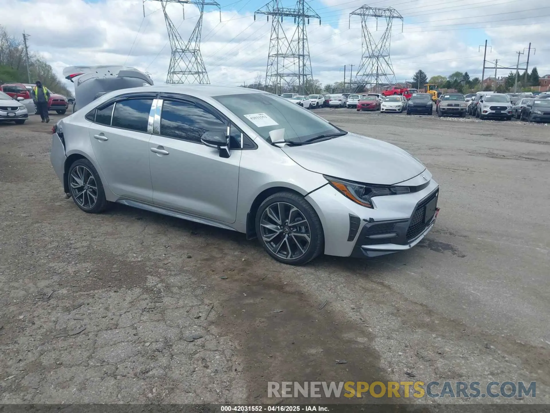 1 Photograph of a damaged car 5YFS4MCE2MP066802 TOYOTA COROLLA 2021