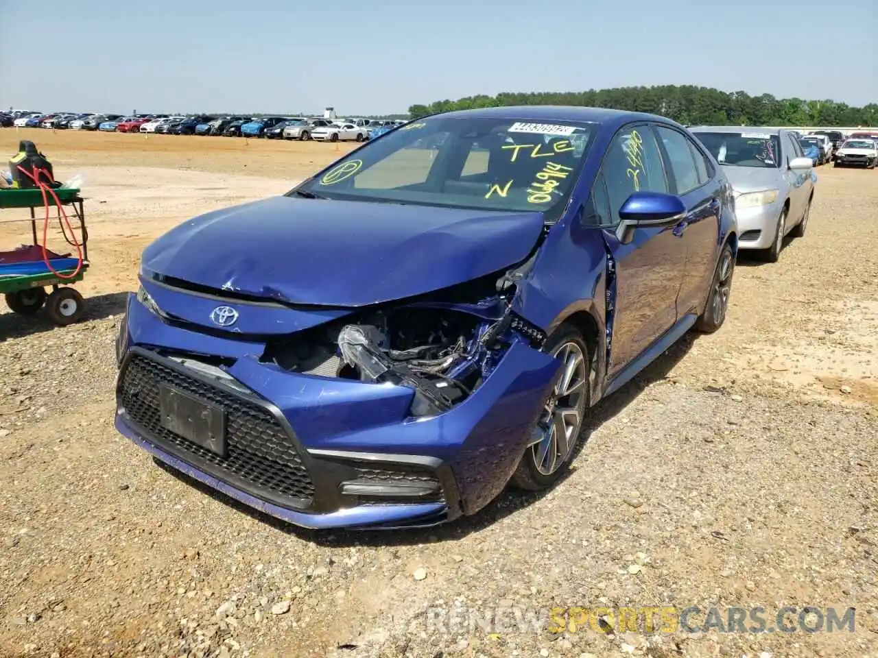 2 Photograph of a damaged car 5YFS4MCE2MP066914 TOYOTA COROLLA 2021