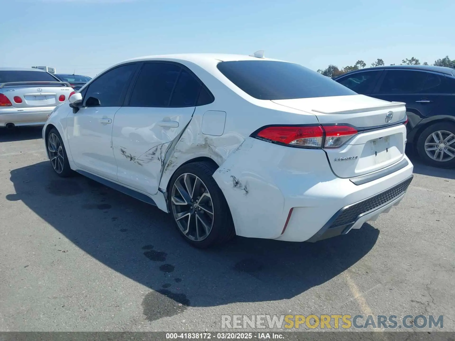 3 Photograph of a damaged car 5YFS4MCE2MP068307 TOYOTA COROLLA 2021