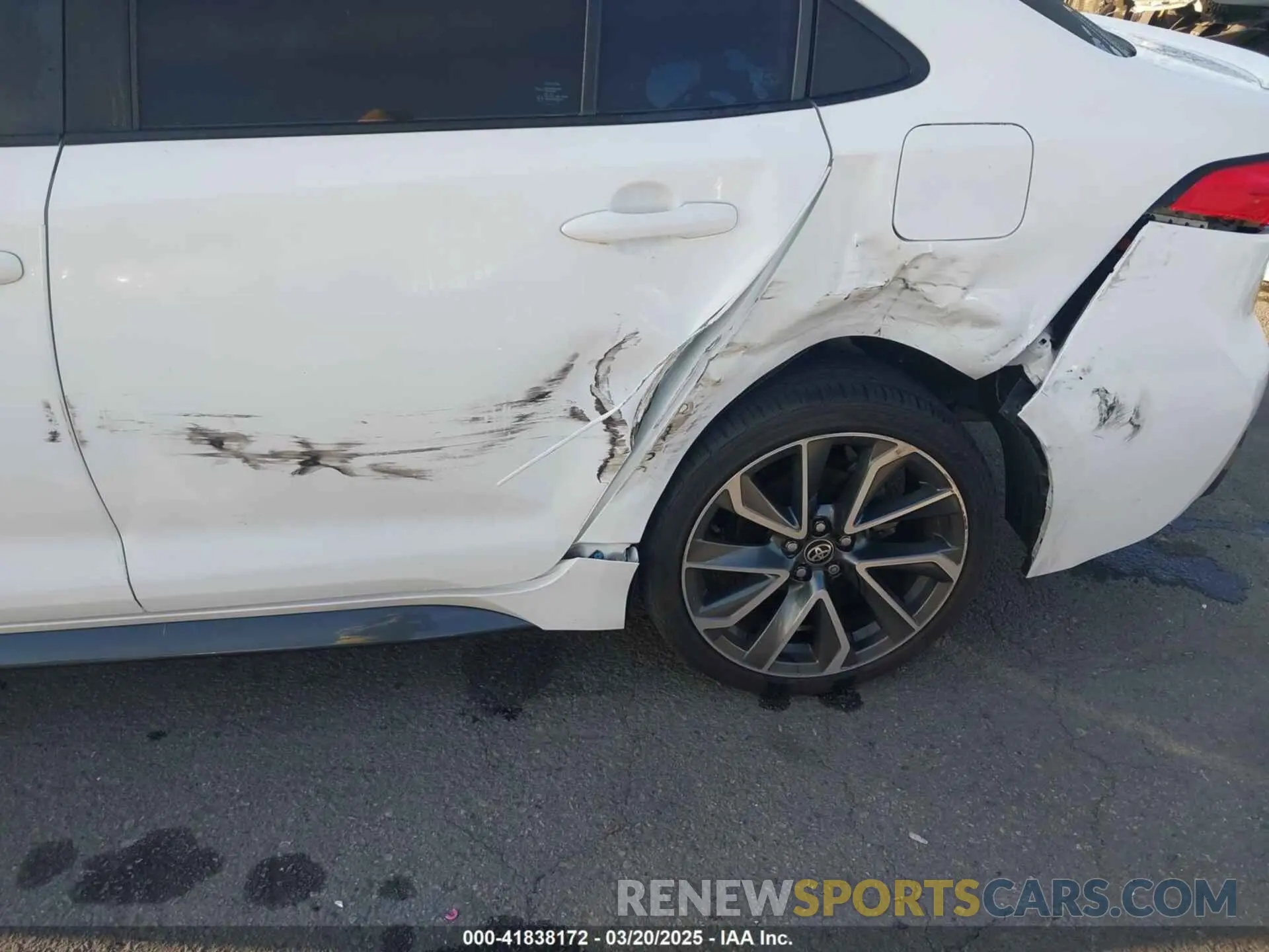 6 Photograph of a damaged car 5YFS4MCE2MP068307 TOYOTA COROLLA 2021