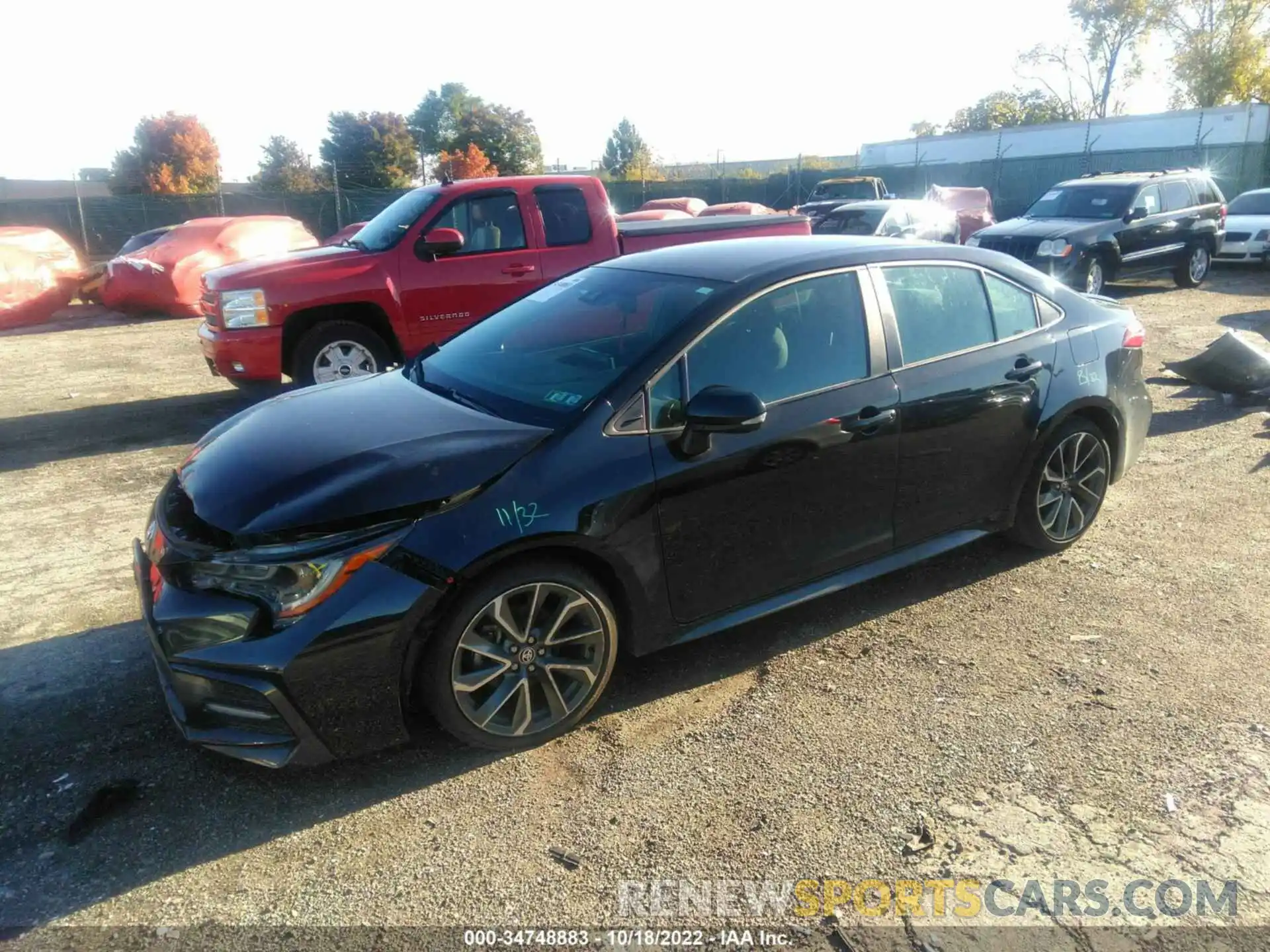 2 Photograph of a damaged car 5YFS4MCE2MP069179 TOYOTA COROLLA 2021