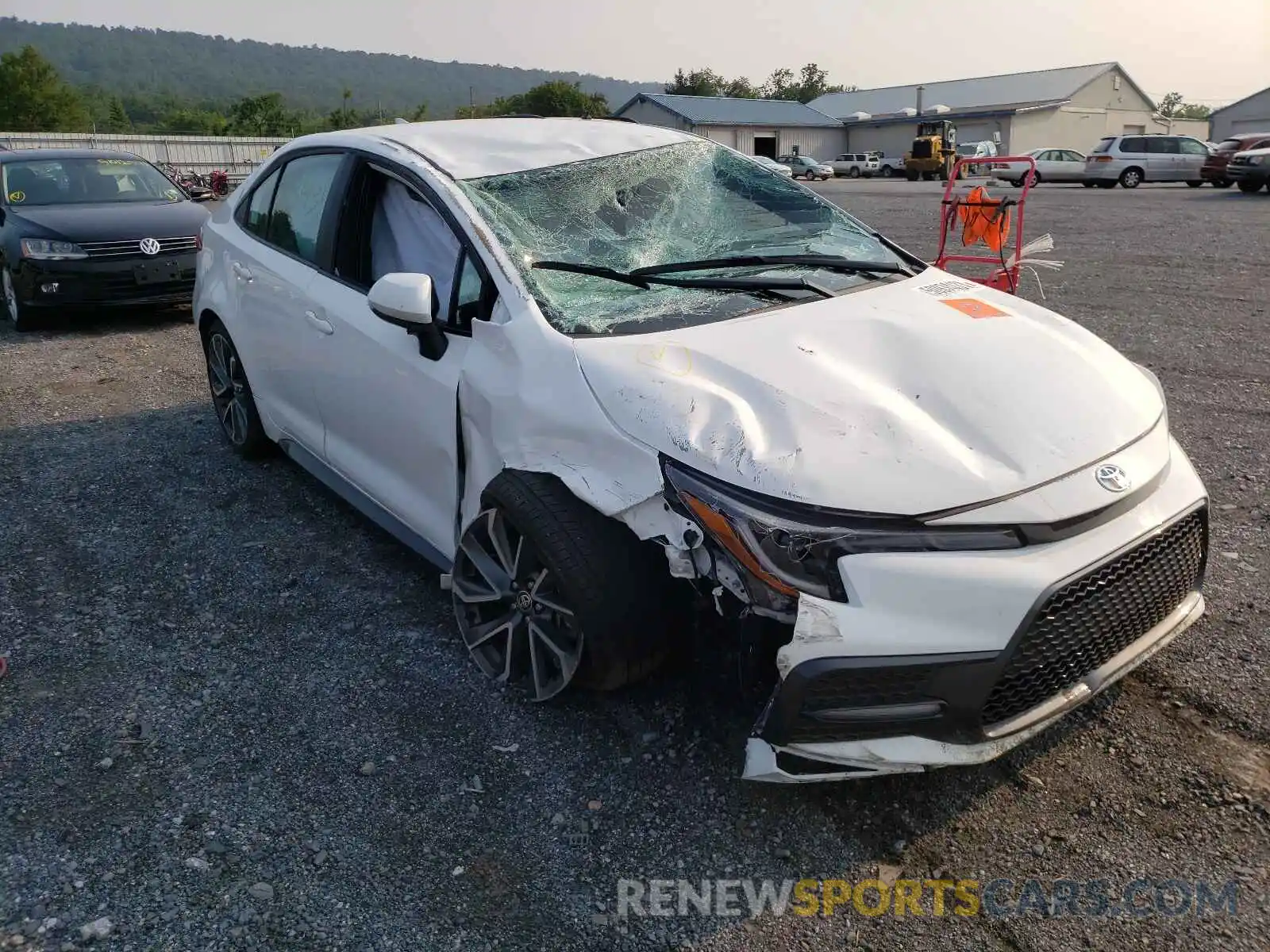 1 Photograph of a damaged car 5YFS4MCE2MP069554 TOYOTA COROLLA 2021