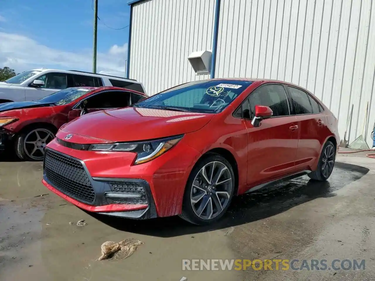 2 Photograph of a damaged car 5YFS4MCE2MP072034 TOYOTA COROLLA 2021