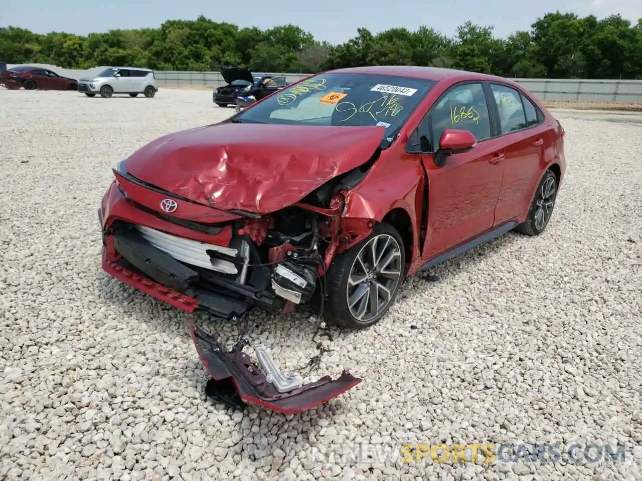 9 Photograph of a damaged car 5YFS4MCE2MP076178 TOYOTA COROLLA 2021