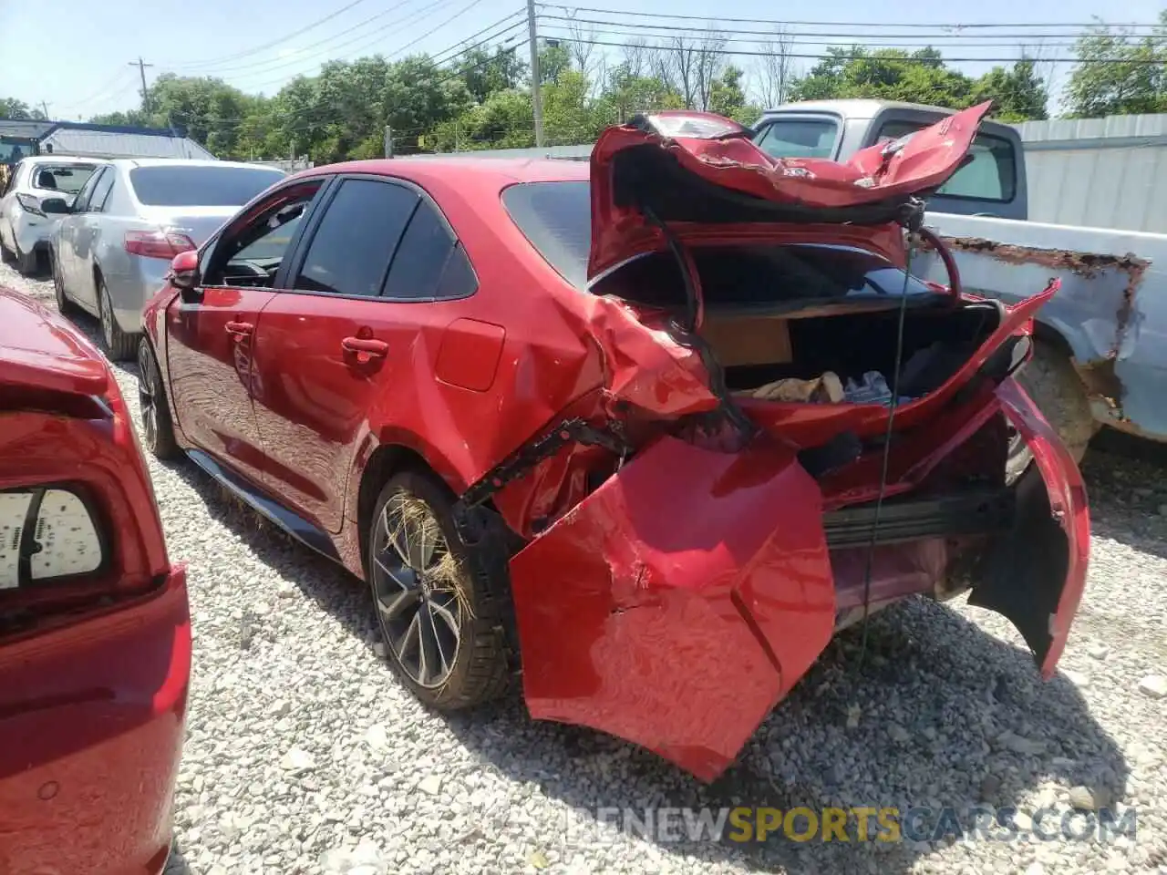 3 Photograph of a damaged car 5YFS4MCE2MP079470 TOYOTA COROLLA 2021