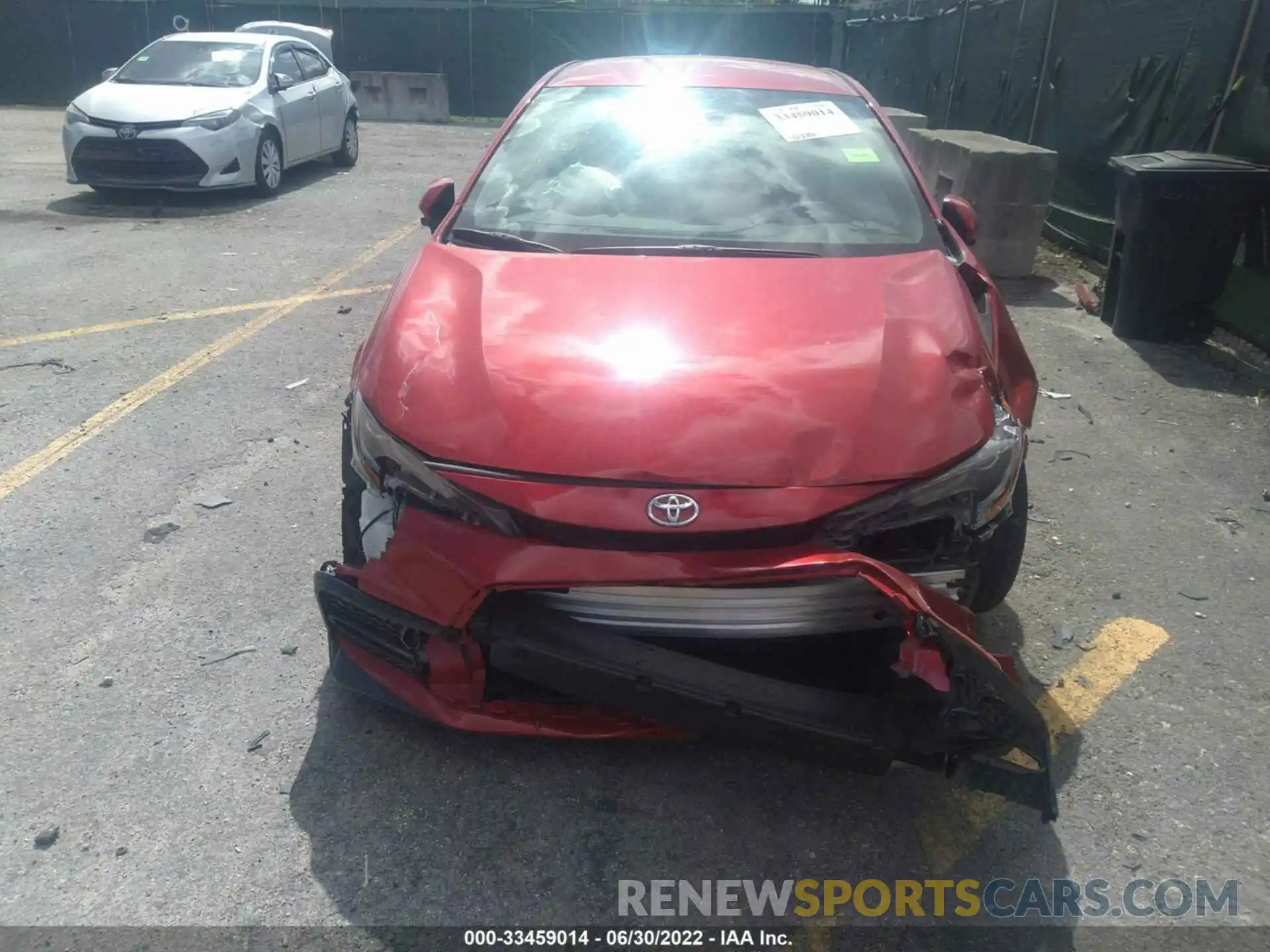 6 Photograph of a damaged car 5YFS4MCE2MP083132 TOYOTA COROLLA 2021