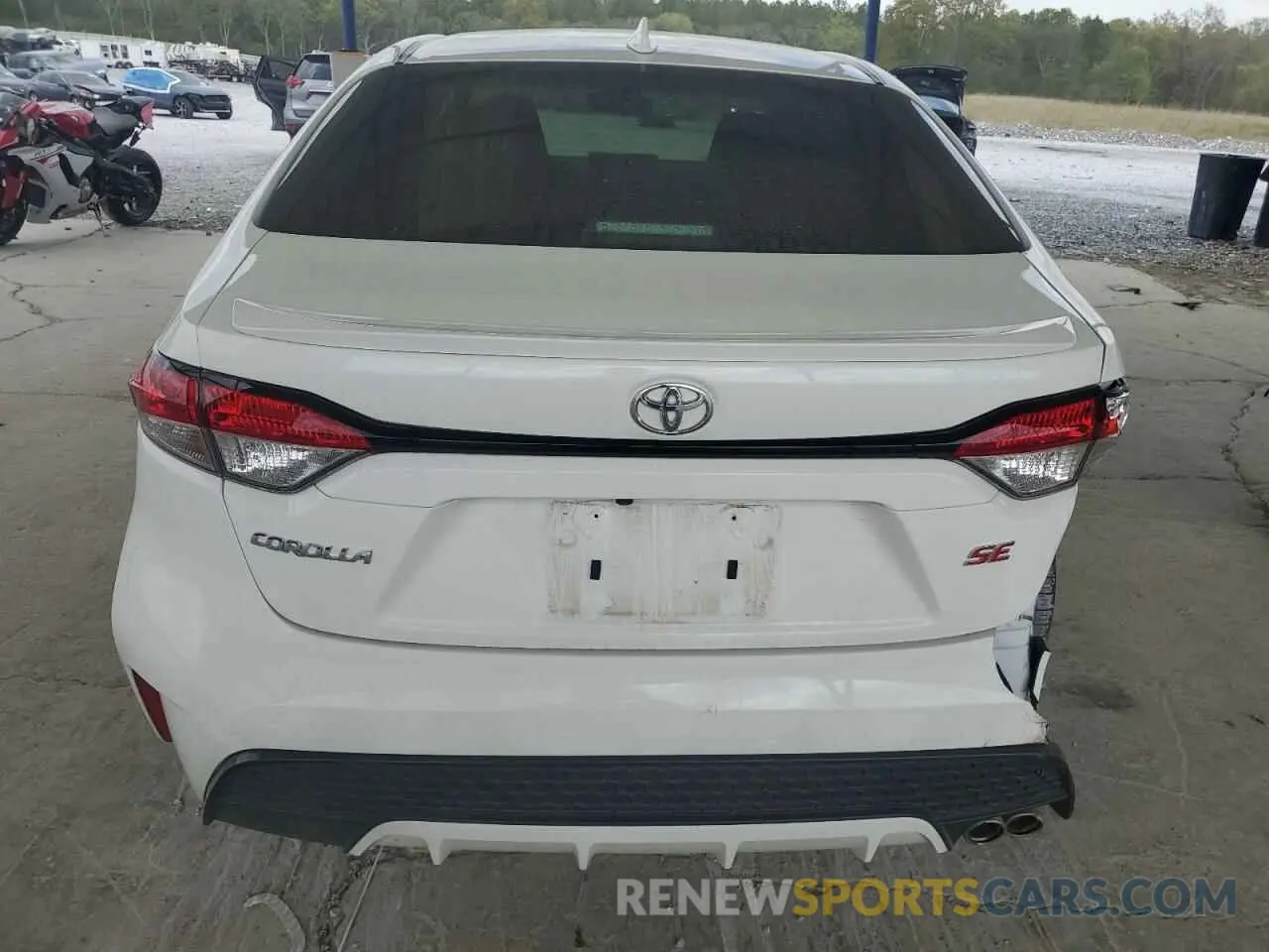 6 Photograph of a damaged car 5YFS4MCE2MP087648 TOYOTA COROLLA 2021