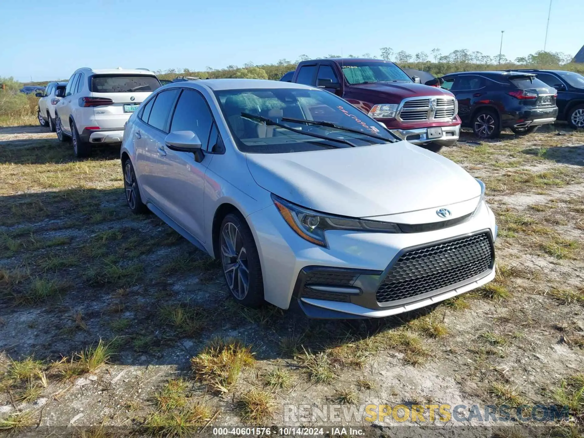 1 Photograph of a damaged car 5YFS4MCE2MP095197 TOYOTA COROLLA 2021