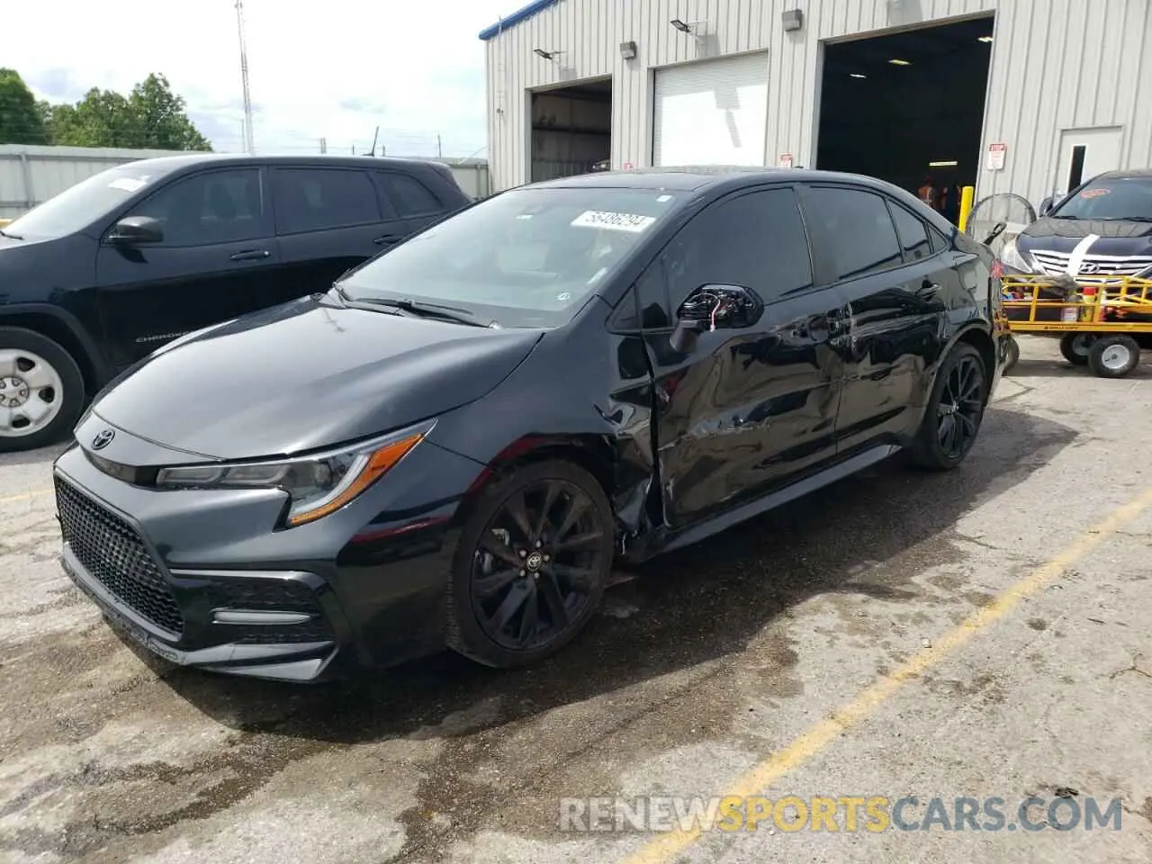 1 Photograph of a damaged car 5YFS4MCE2MP096320 TOYOTA COROLLA 2021