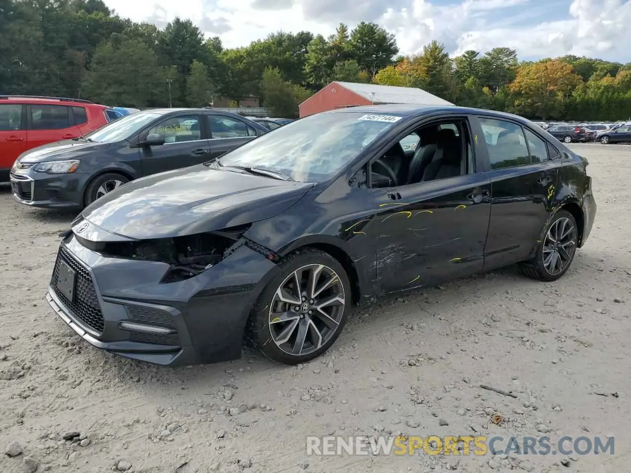 1 Photograph of a damaged car 5YFS4MCE3MP058630 TOYOTA COROLLA 2021