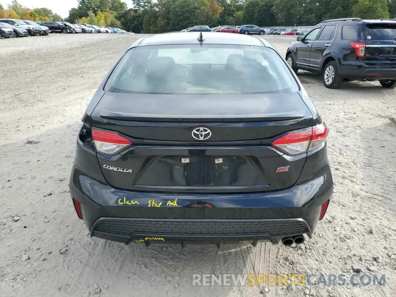 6 Photograph of a damaged car 5YFS4MCE3MP058630 TOYOTA COROLLA 2021