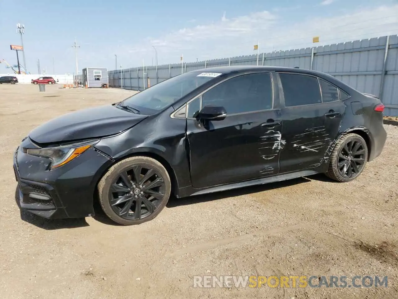 1 Photograph of a damaged car 5YFS4MCE3MP066467 TOYOTA COROLLA 2021
