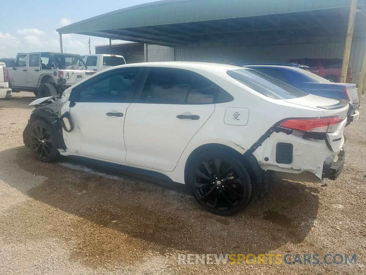 2 Photograph of a damaged car 5YFS4MCE3MP072558 TOYOTA COROLLA 2021