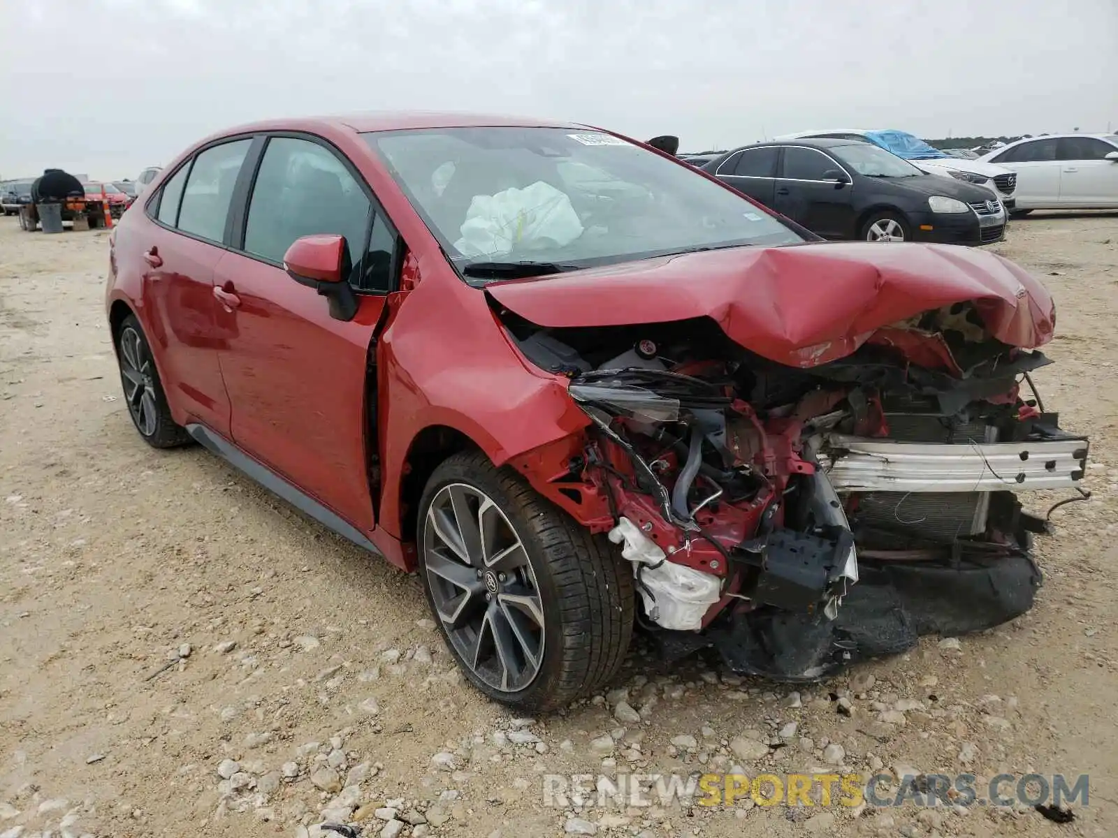 1 Photograph of a damaged car 5YFS4MCE3MP076089 TOYOTA COROLLA 2021