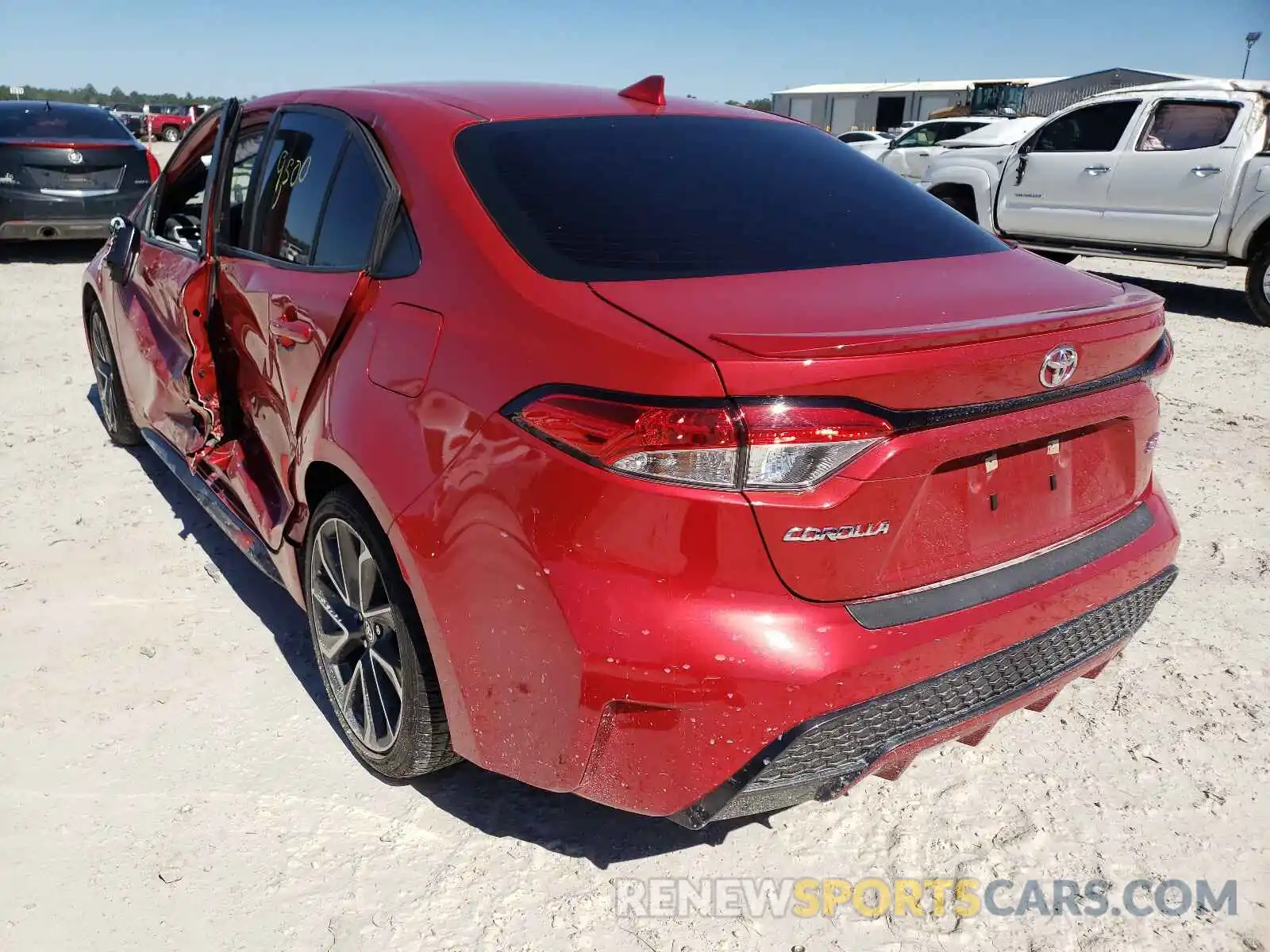 3 Photograph of a damaged car 5YFS4MCE3MP079509 TOYOTA COROLLA 2021