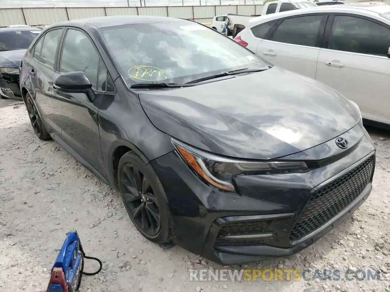 1 Photograph of a damaged car 5YFS4MCE3MP080370 TOYOTA COROLLA 2021