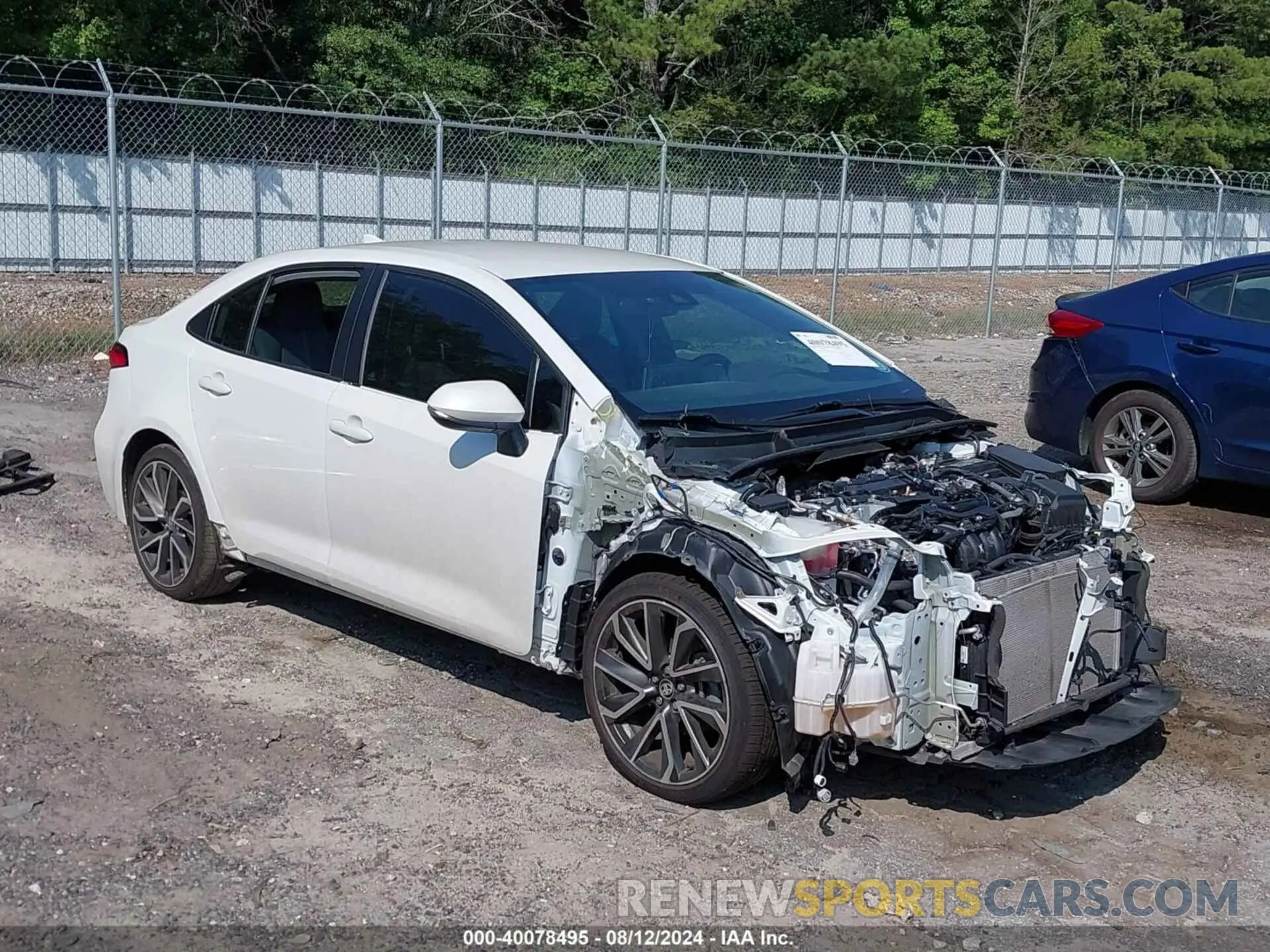 1 Photograph of a damaged car 5YFS4MCE3MP088730 TOYOTA COROLLA 2021