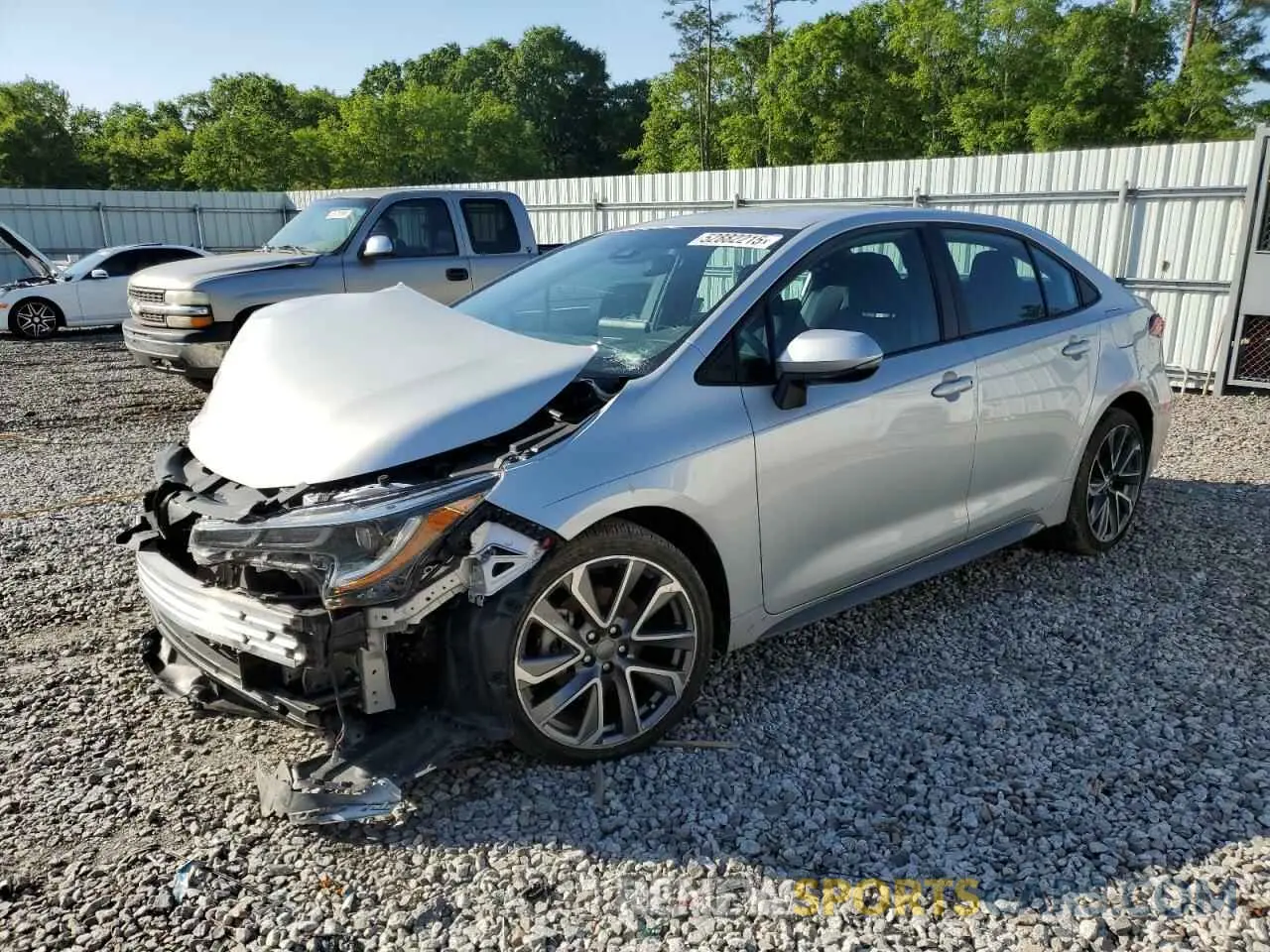 1 Photograph of a damaged car 5YFS4MCE3MP090266 TOYOTA COROLLA 2021