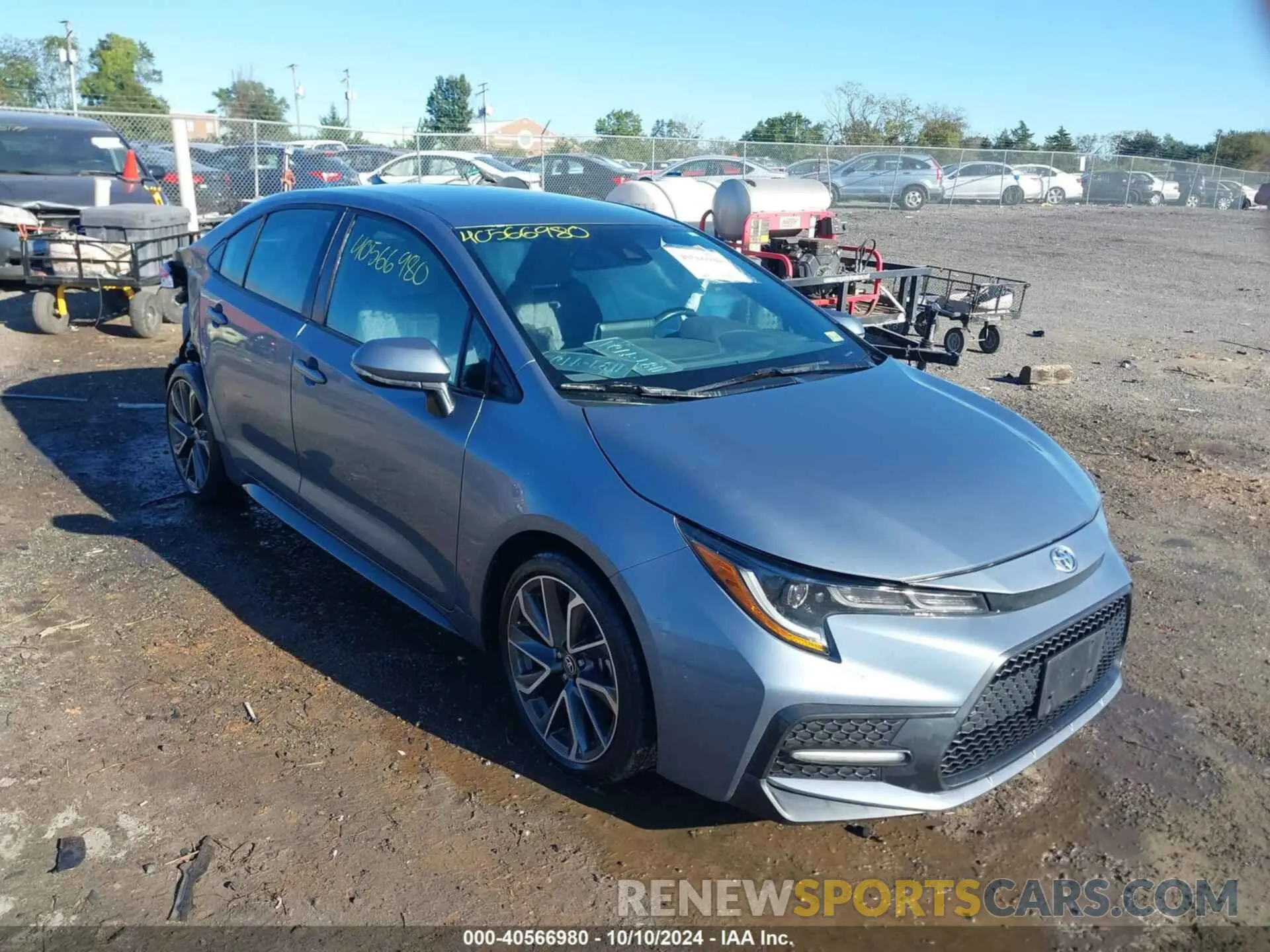 1 Photograph of a damaged car 5YFS4MCE3MP092423 TOYOTA COROLLA 2021