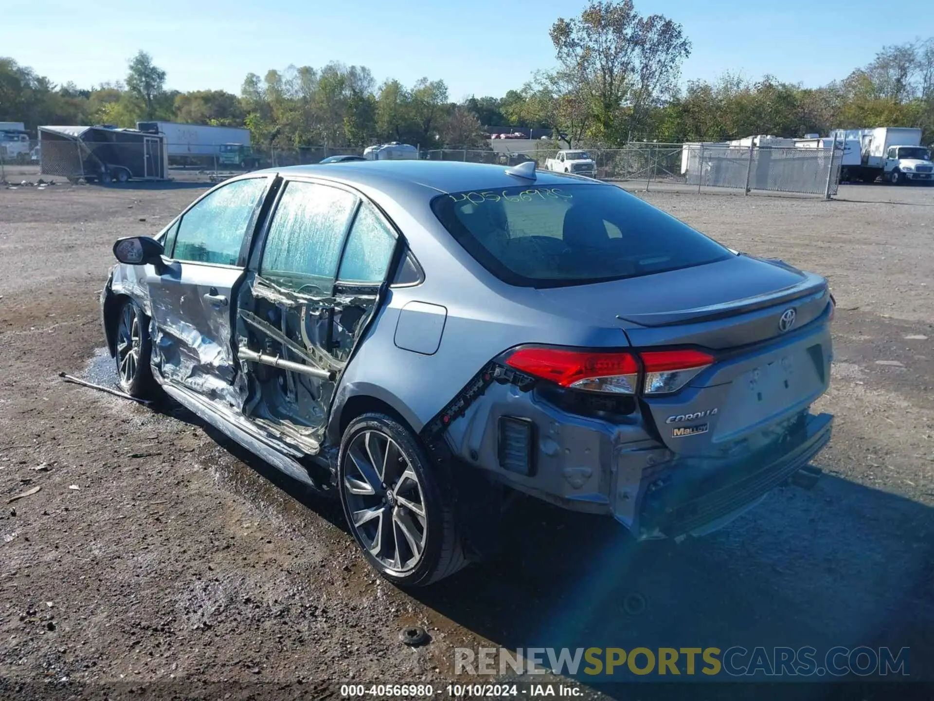 3 Photograph of a damaged car 5YFS4MCE3MP092423 TOYOTA COROLLA 2021
