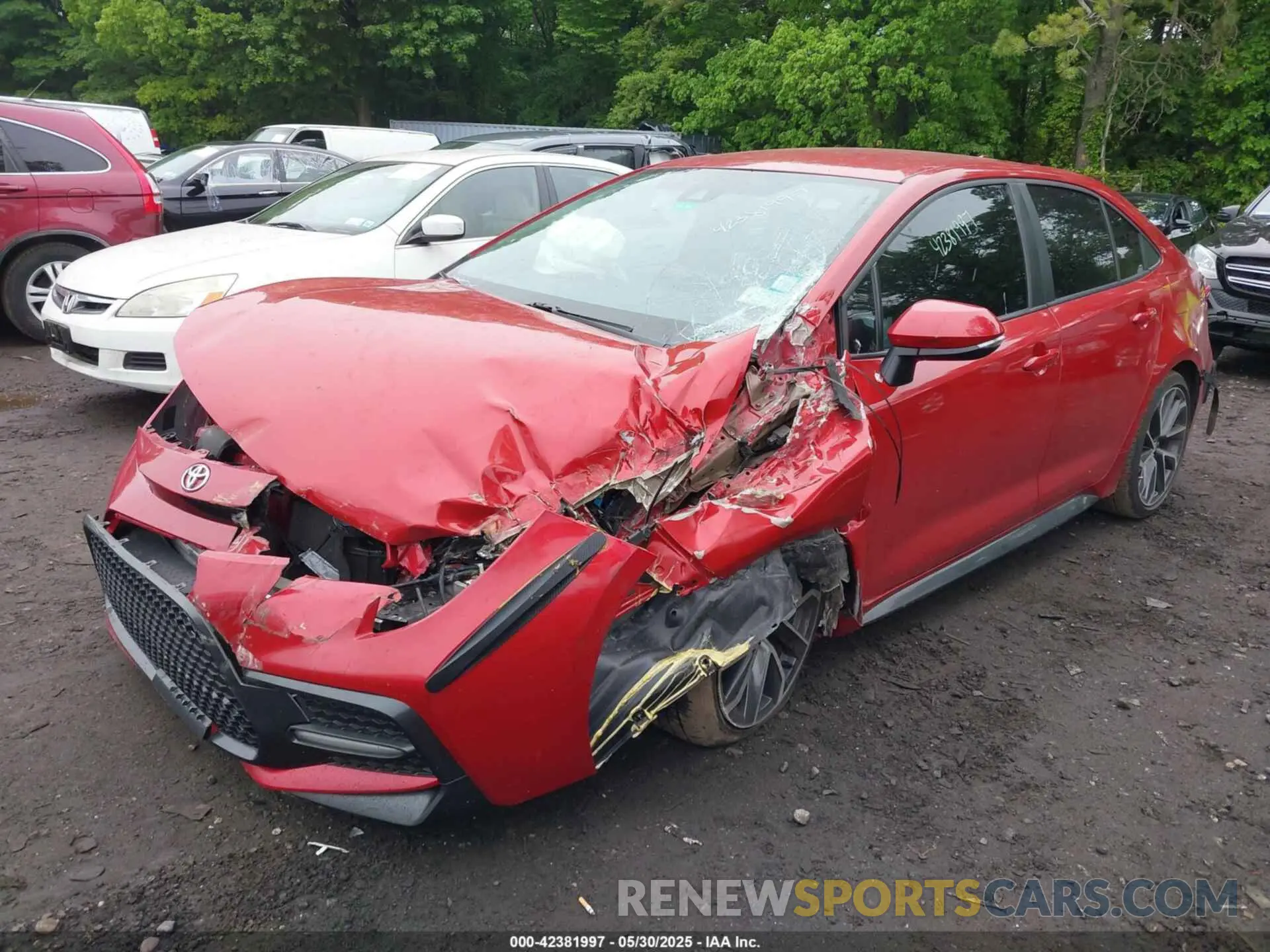 2 Photograph of a damaged car 5YFS4MCE3MP096911 TOYOTA COROLLA 2021