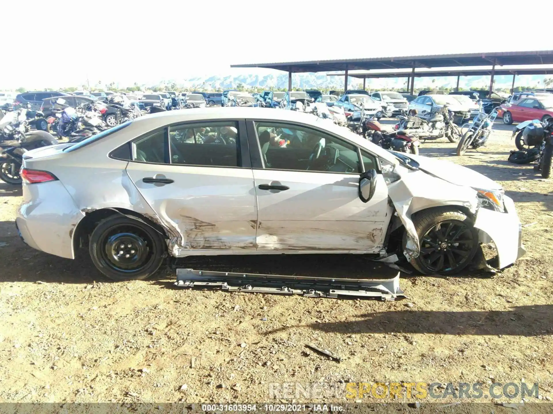 6 Photograph of a damaged car 5YFS4MCE3MP097721 TOYOTA COROLLA 2021