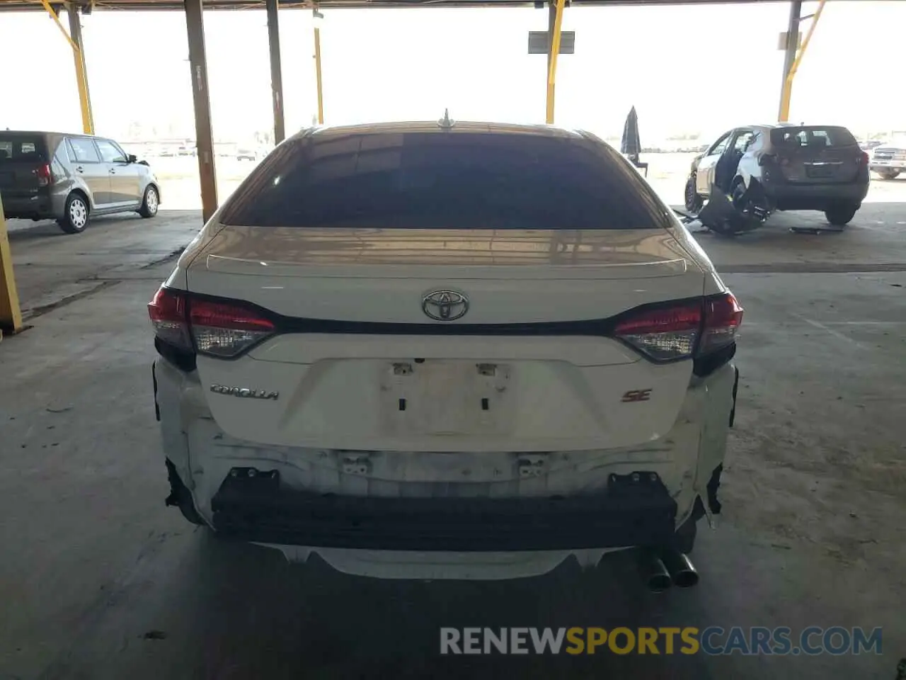 6 Photograph of a damaged car 5YFS4MCE4MP061830 TOYOTA COROLLA 2021