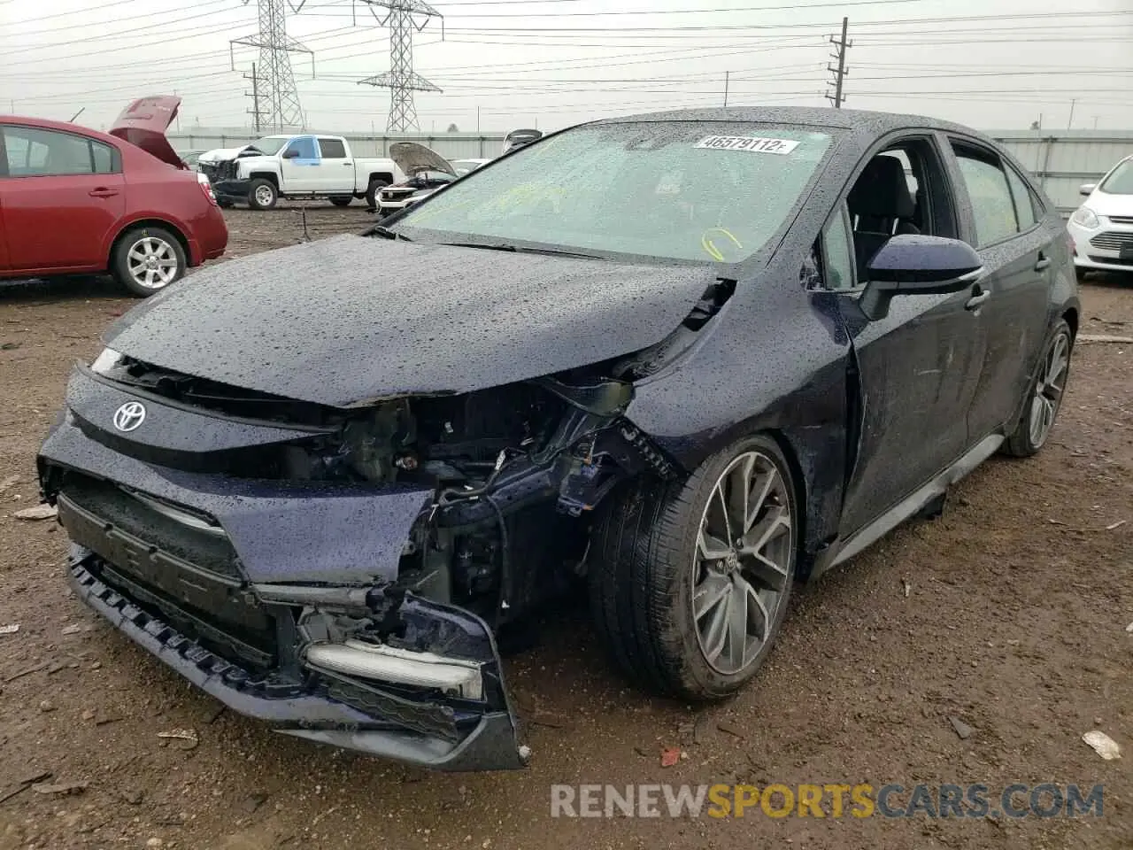 2 Photograph of a damaged car 5YFS4MCE4MP062847 TOYOTA COROLLA 2021