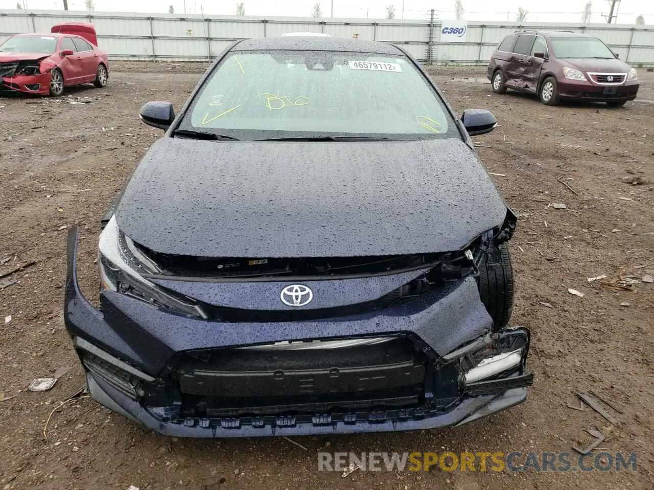 9 Photograph of a damaged car 5YFS4MCE4MP062847 TOYOTA COROLLA 2021