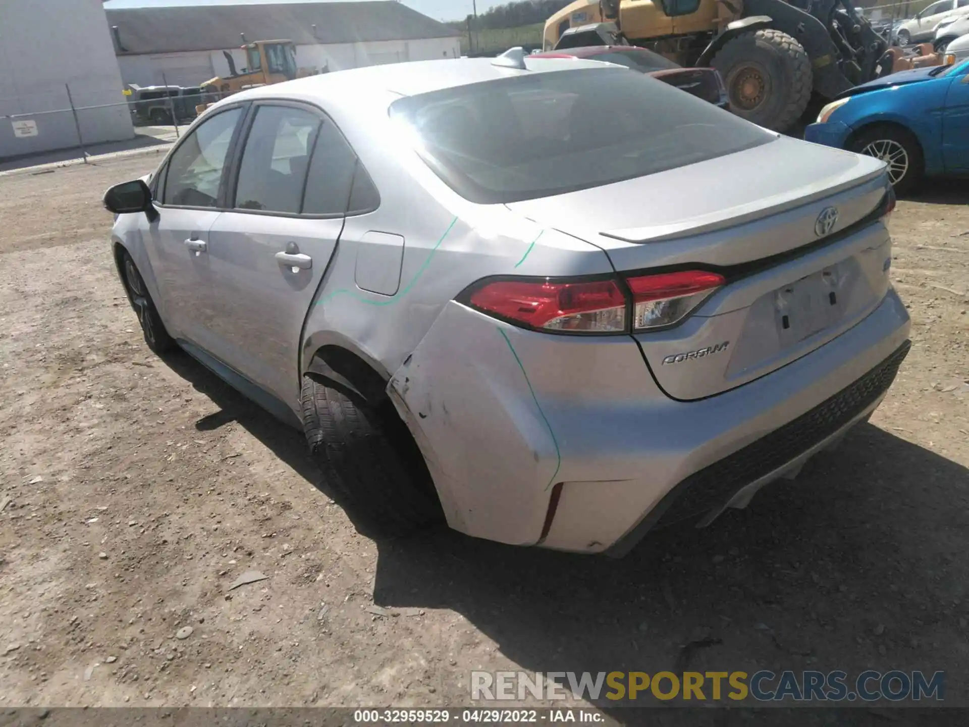 3 Photograph of a damaged car 5YFS4MCE4MP064579 TOYOTA COROLLA 2021