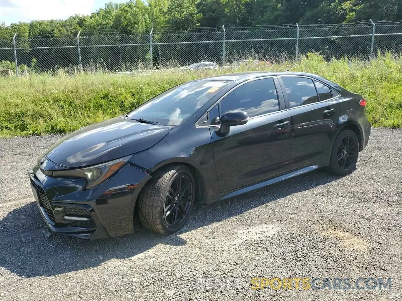1 Photograph of a damaged car 5YFS4MCE4MP073203 TOYOTA COROLLA 2021