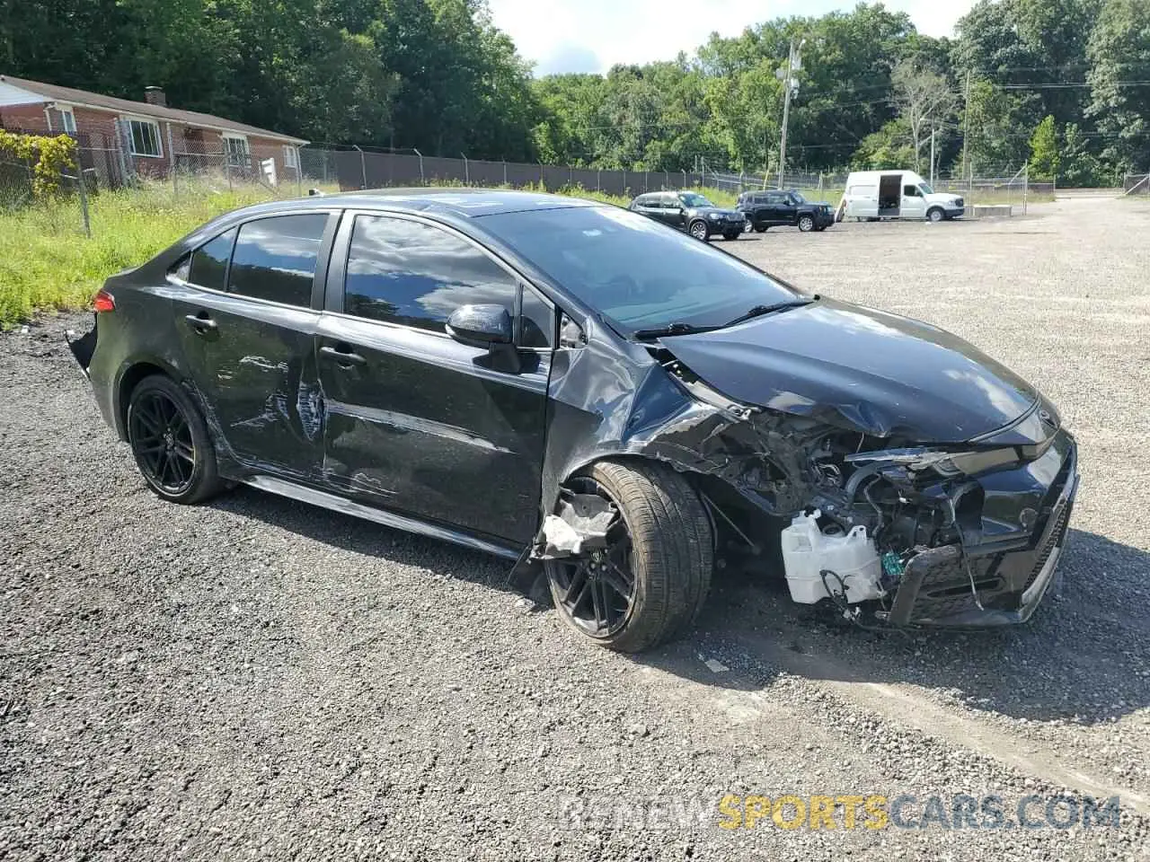 4 Photograph of a damaged car 5YFS4MCE4MP073203 TOYOTA COROLLA 2021