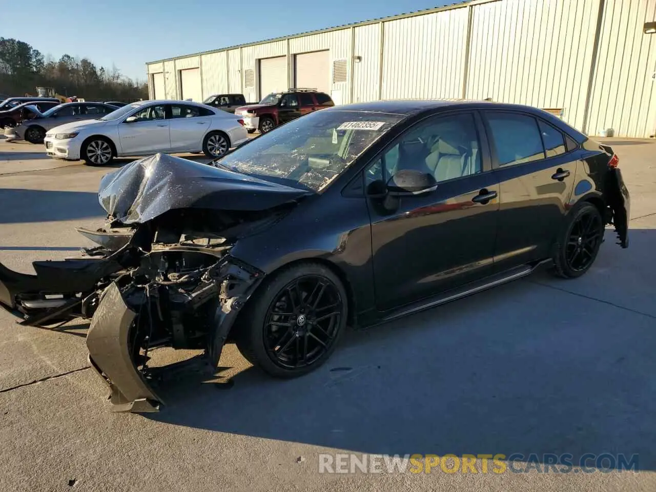 1 Photograph of a damaged car 5YFS4MCE4MP087313 TOYOTA COROLLA 2021