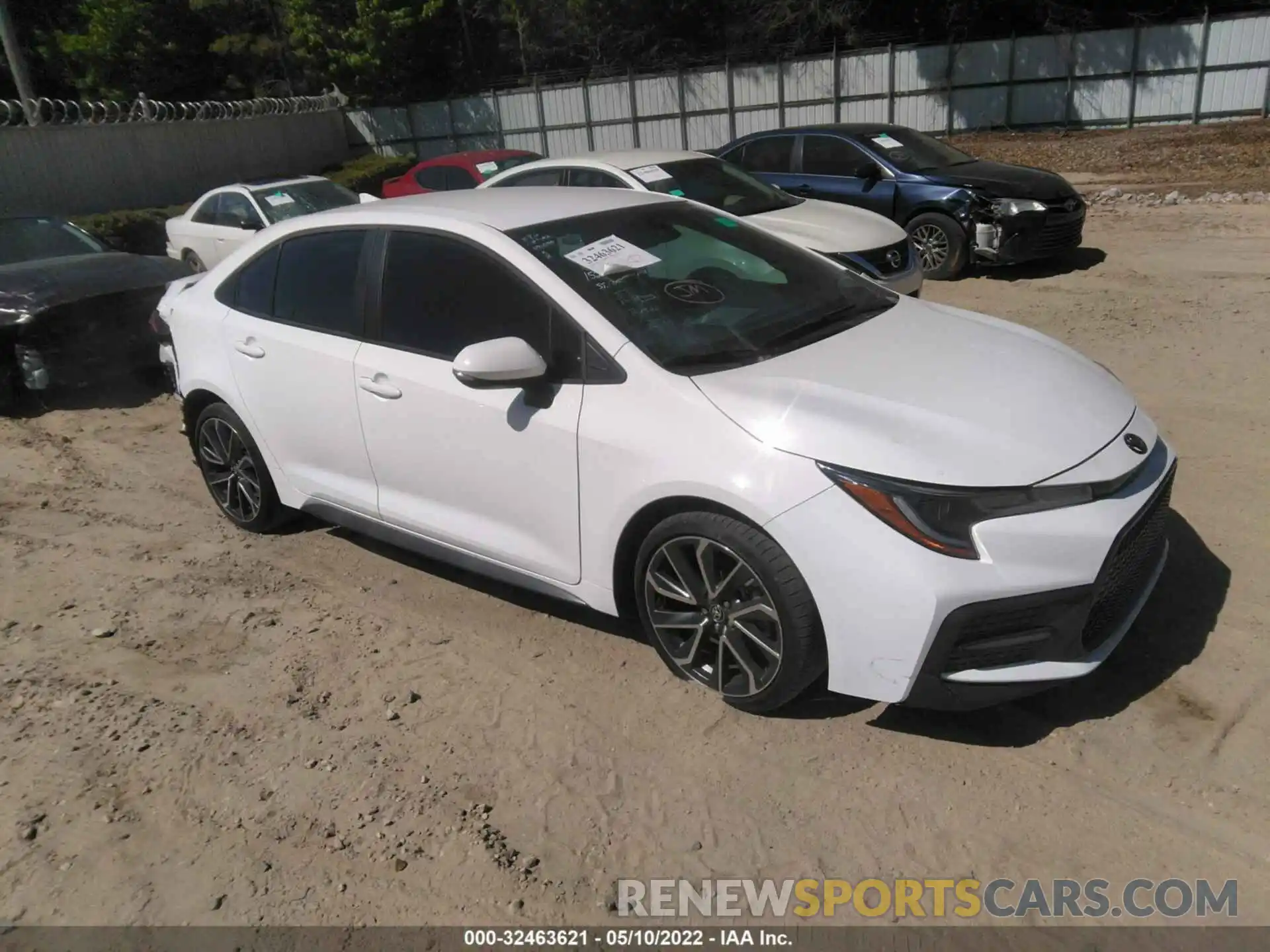 1 Photograph of a damaged car 5YFS4MCE4MP091040 TOYOTA COROLLA 2021